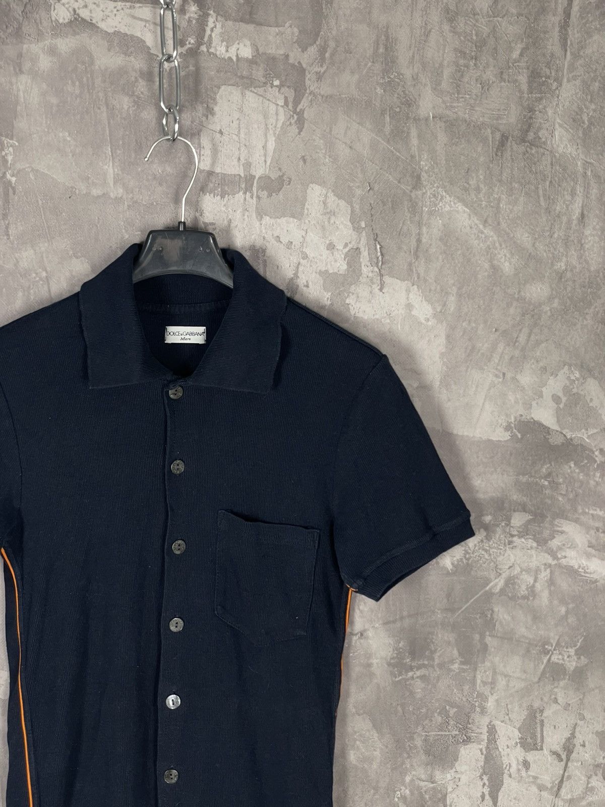 Dolce & Gabbana Avant Garde Button Up Luxury D&G Dolce & Gabbana Polo Tee Size S / US 4 / IT 40 - 4 Thumbnail