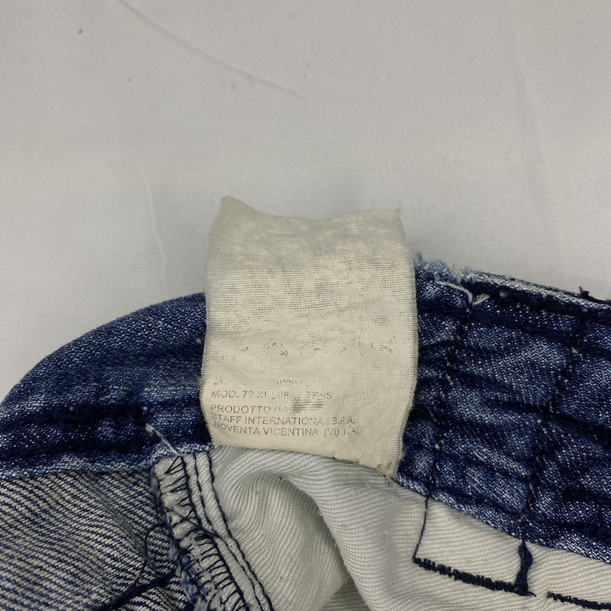 W&LT Walter Van Beirendonck Patchwork Flared Denim Jeans Size 26" / US 2 / IT 38 - 7 Thumbnail