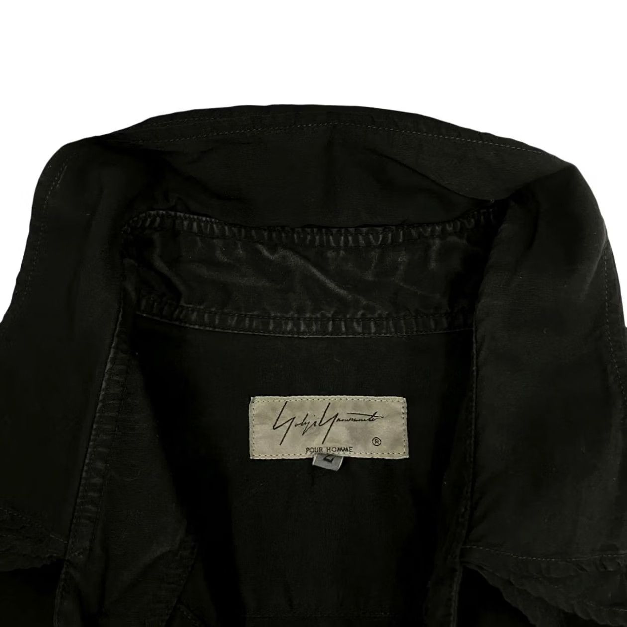 Yohji Yamamoto Yohji Yamamoto pour homme Long Sleeve Shirt Size 2 Triple Collar good condition Size US S / EU 44-46 / 1 - 5 Thumbnail