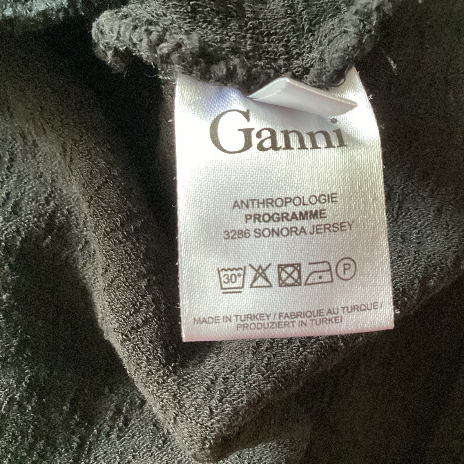 Ganni GANNI Pinnacle Mini Dress Medium Black Sleeveless Twee Size M / US 6-8 / IT 42-44 - 9 Thumbnail