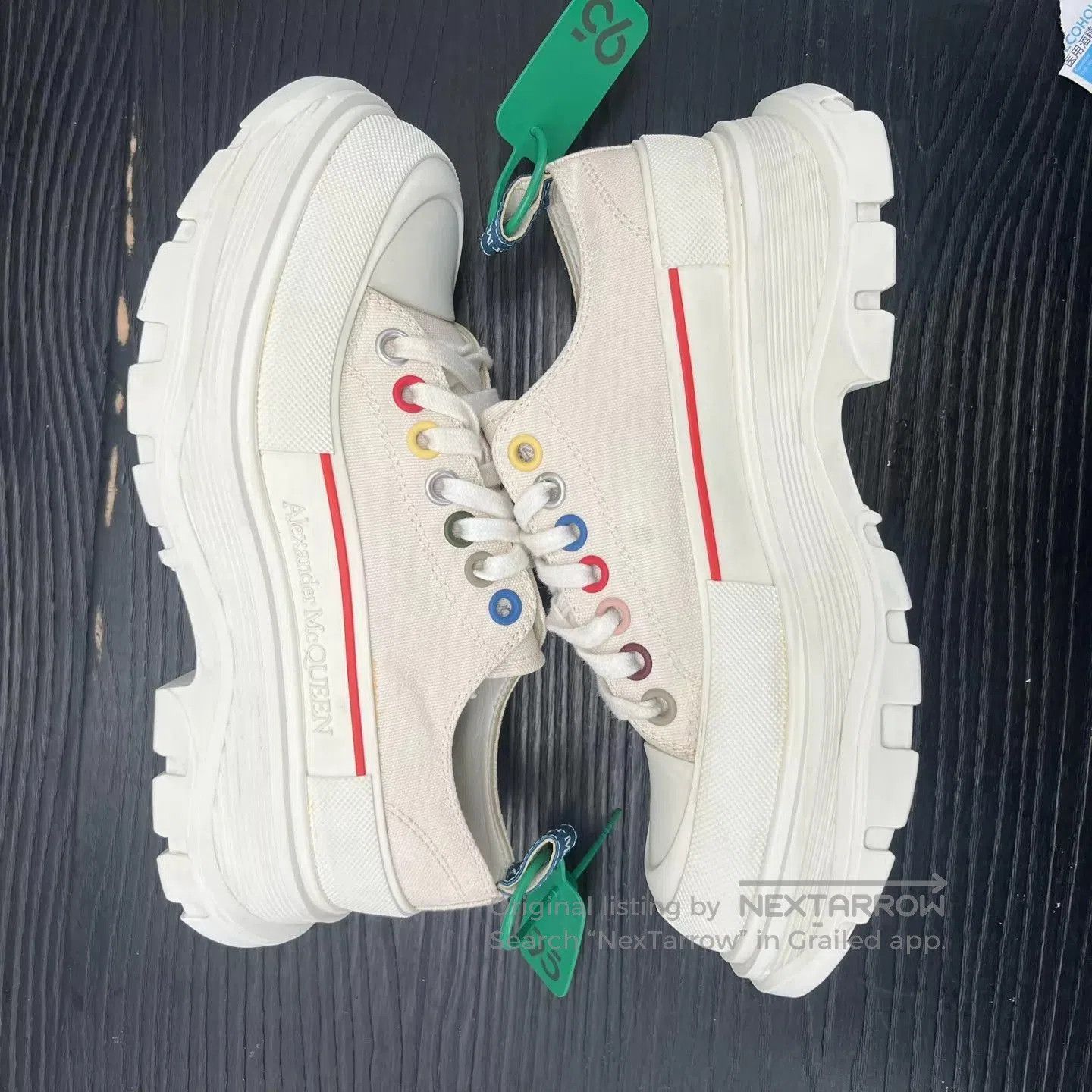 Alexander McQueen White Low. Size US 6.5 / EU 39-40 - 2 Thumbnail