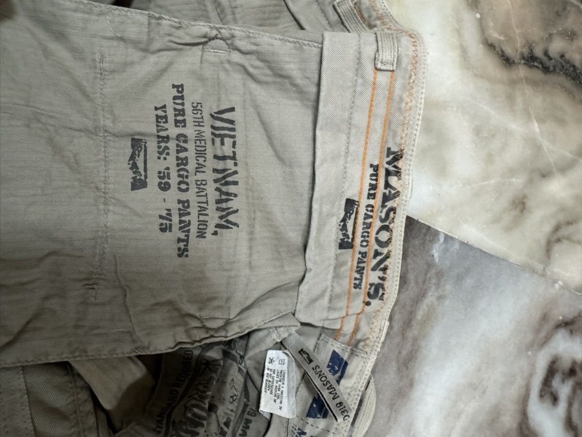 Mason's Vintage 60s Masons Medical Battalion Pure Cargo Pants Size US 32 / EU 48 - 21 Thumbnail