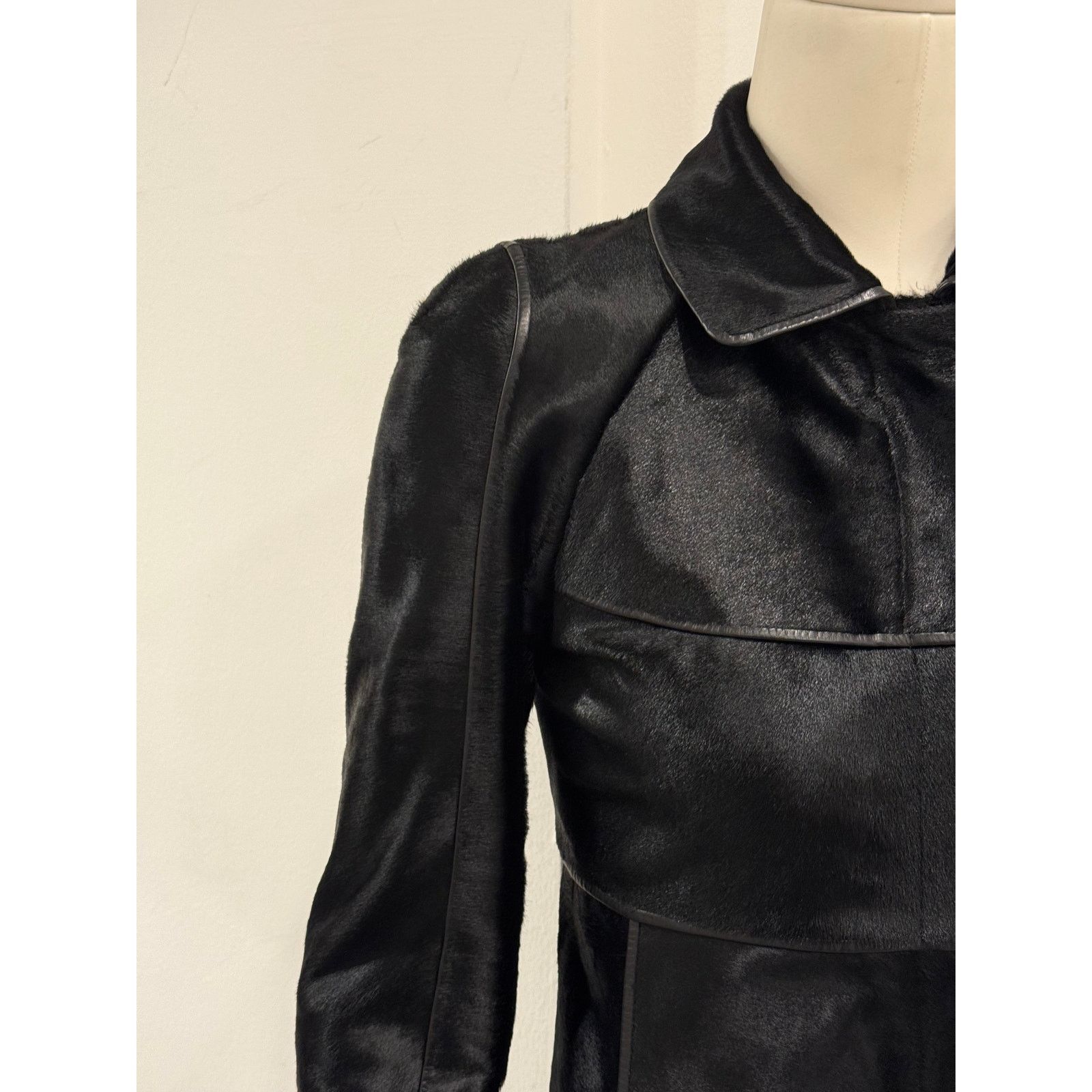 Gucci 2000s Gucci pony hair leather coat Size S / US 4 / IT 40 - 6 Thumbnail