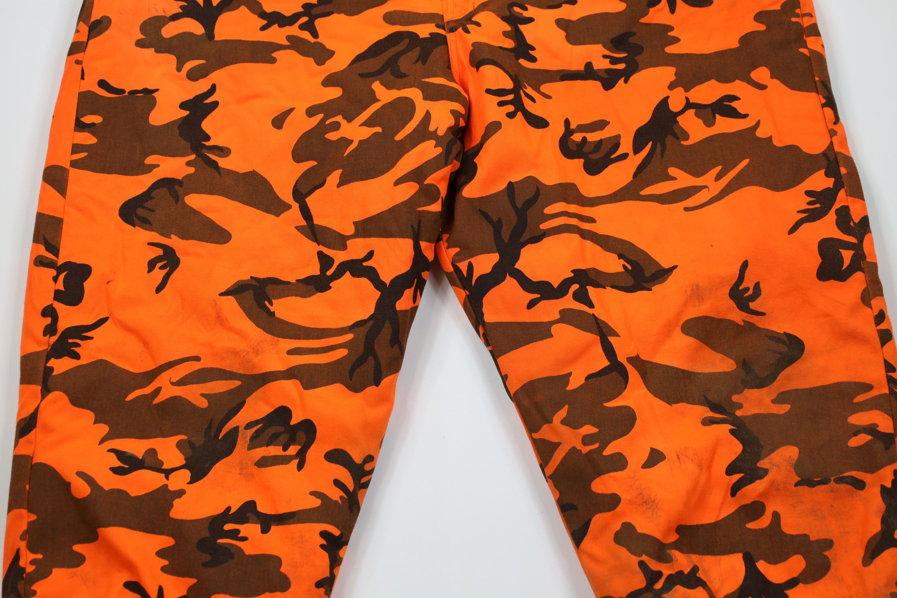 Vintage Vintage 70s Streetwear Quilted Hunting Pants Camouflage USA Size US 42 / EU 58 - 3 Thumbnail