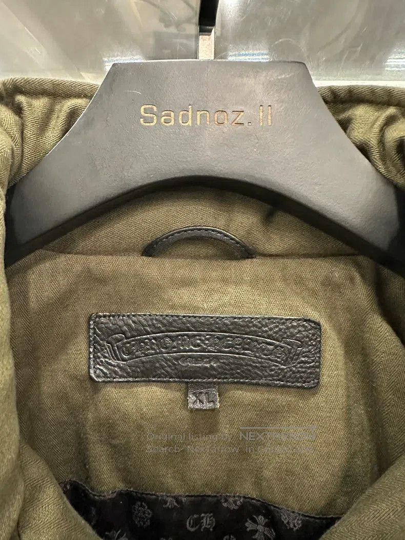 Chrome Hearts CHROME HEARTS Size XL Military green canvas material down j Size US XL / EU 56 / 4 - 5 Thumbnail