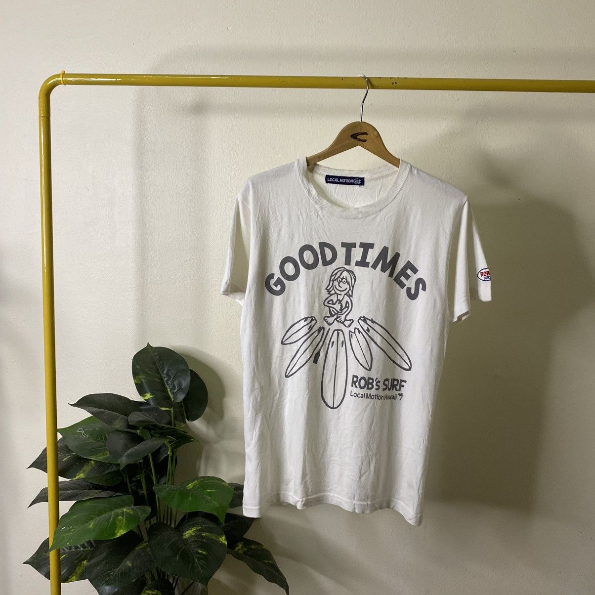 Vintage Y2K Local Motion x Rob's Surf T Shirt Surfing Style Size US M / EU 48-50 / 2 - 1 Thumbnail