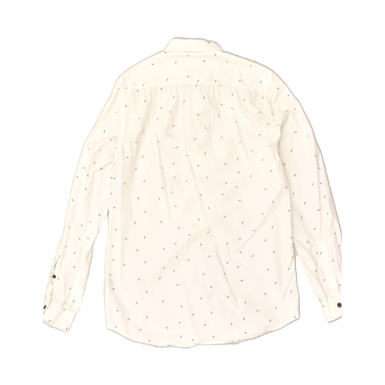 Lee LEE Mens Slim Shirt Medium White Spotted Cotton AU28 Size US M / EU 48-50 / 2 - 2 Thumbnail