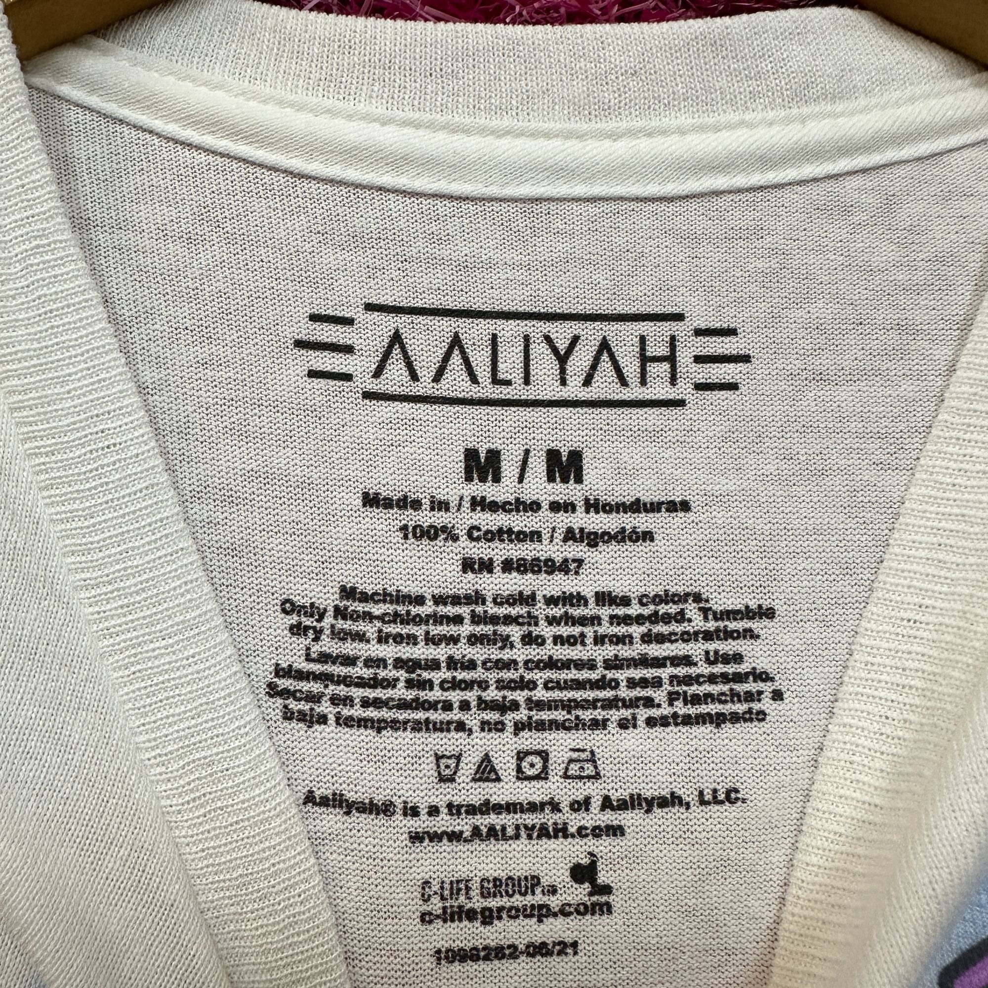 Rap Tees Aaliyah Queen Of RnB Airbrush Tshirt size Medium Size US M / EU 48-50 / 2 - 4 Thumbnail