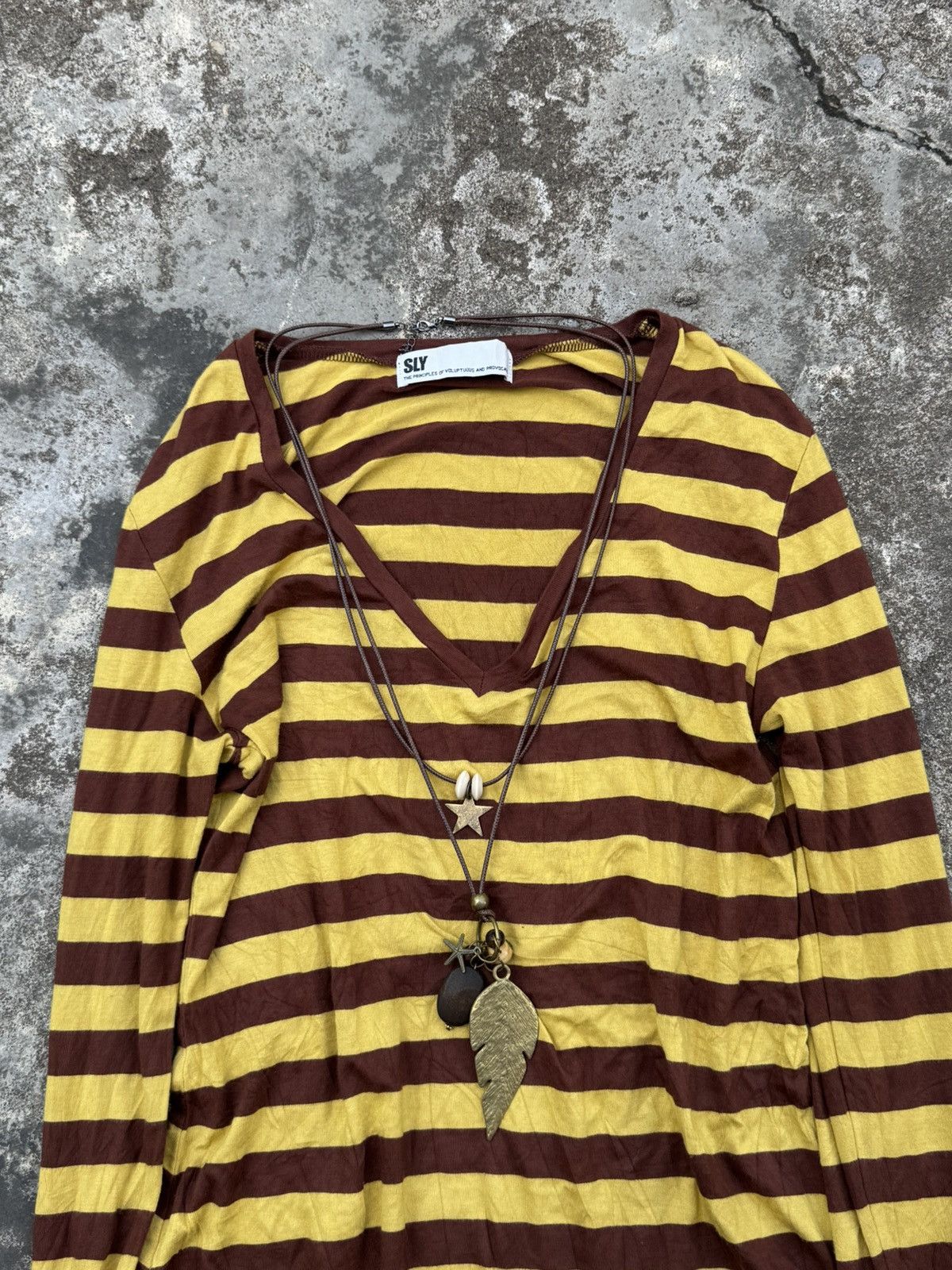 Tornado Mart SLY Japan Stripel Long Sleeve Vikei Gothic Styled Size US S / EU 44-46 / 1 - 2 Thumbnail