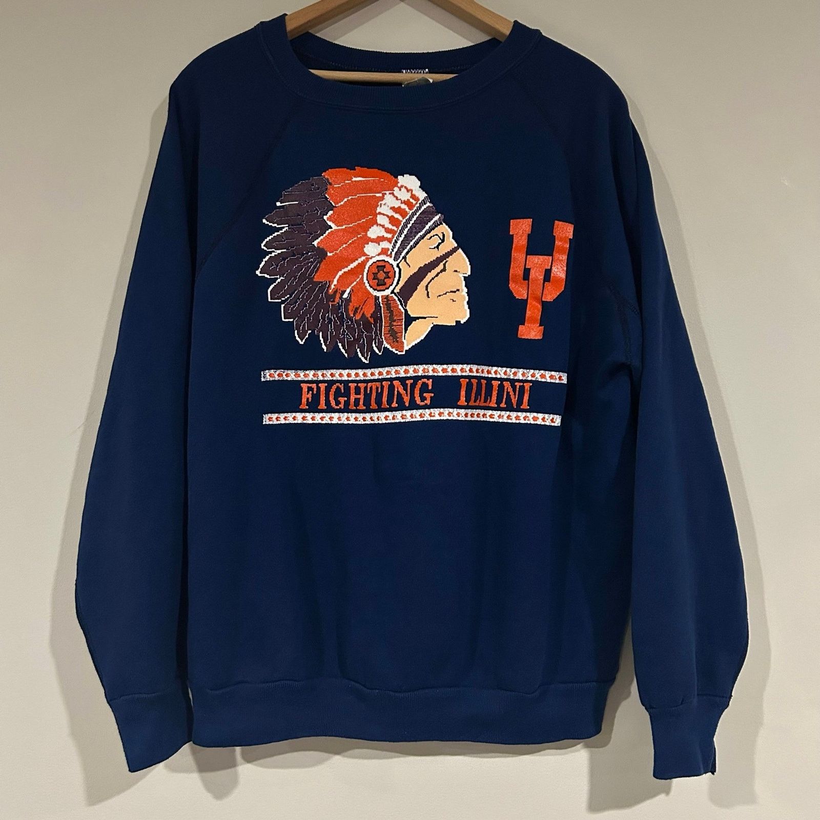 Other Vintage Illinois Fighting Illini Crewneck Sweatshirt Size US L / EU 52-54 / 3 - 1 Thumbnail