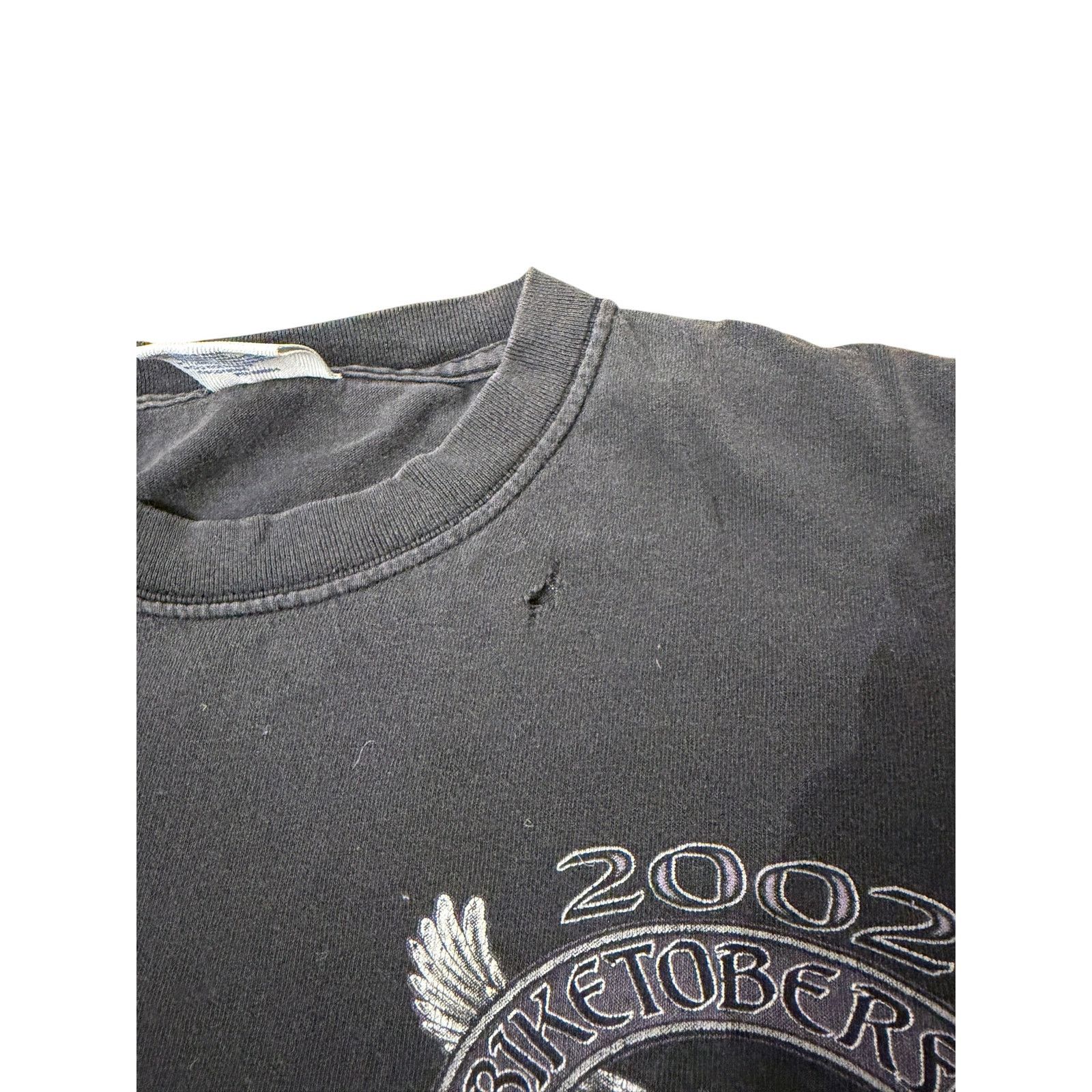 Vintage Vintage 2002 Biketoberfest Daytona Beach Eagle Tee - Florida Size US XL / EU 56 / 4 - 8 Thumbnail