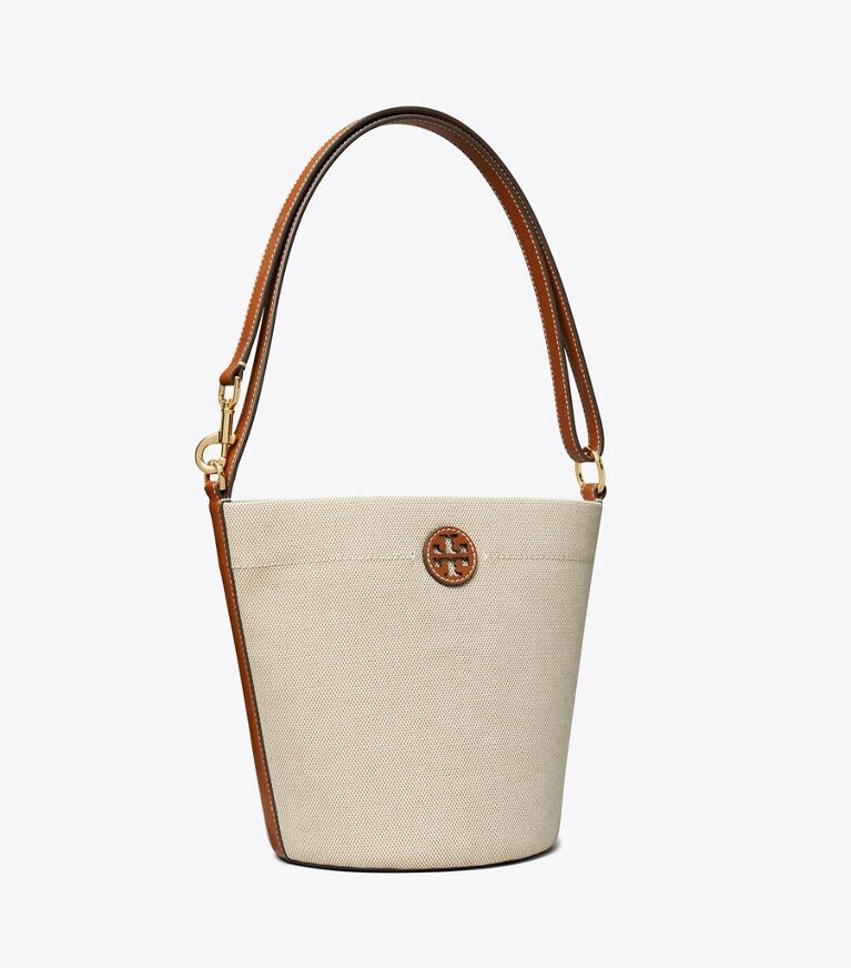 Tory Burch o1srvl11e0126 Size: OS / Canvas Bucket Bag in Ivory Size ONE SIZE - 1 Preview