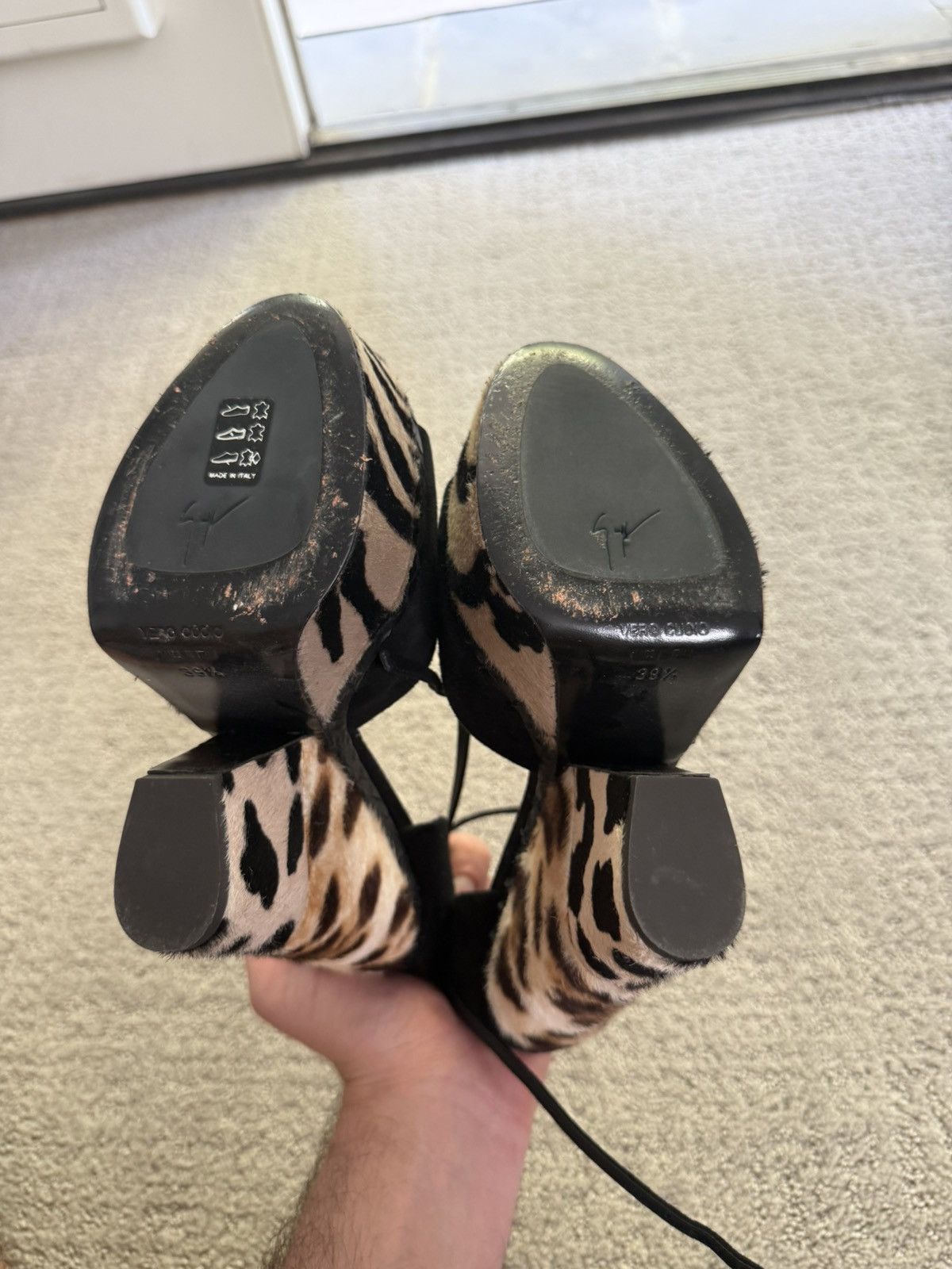 Giuseppe Zanotti Giuseppe Zanotti Leopard Platform Heels Size US 9.5 / IT 39.5 - 6 Thumbnail