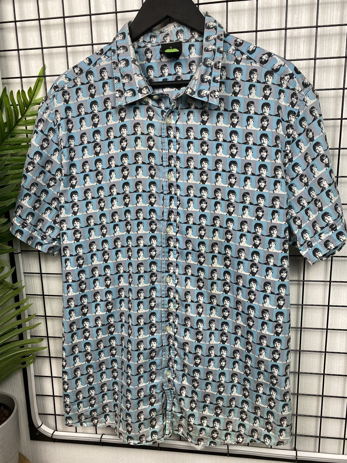 Band Tees The Beatles monogram faces shirt All over print Men oversize Size US XXL / EU 58 / 5 - 4 Thumbnail