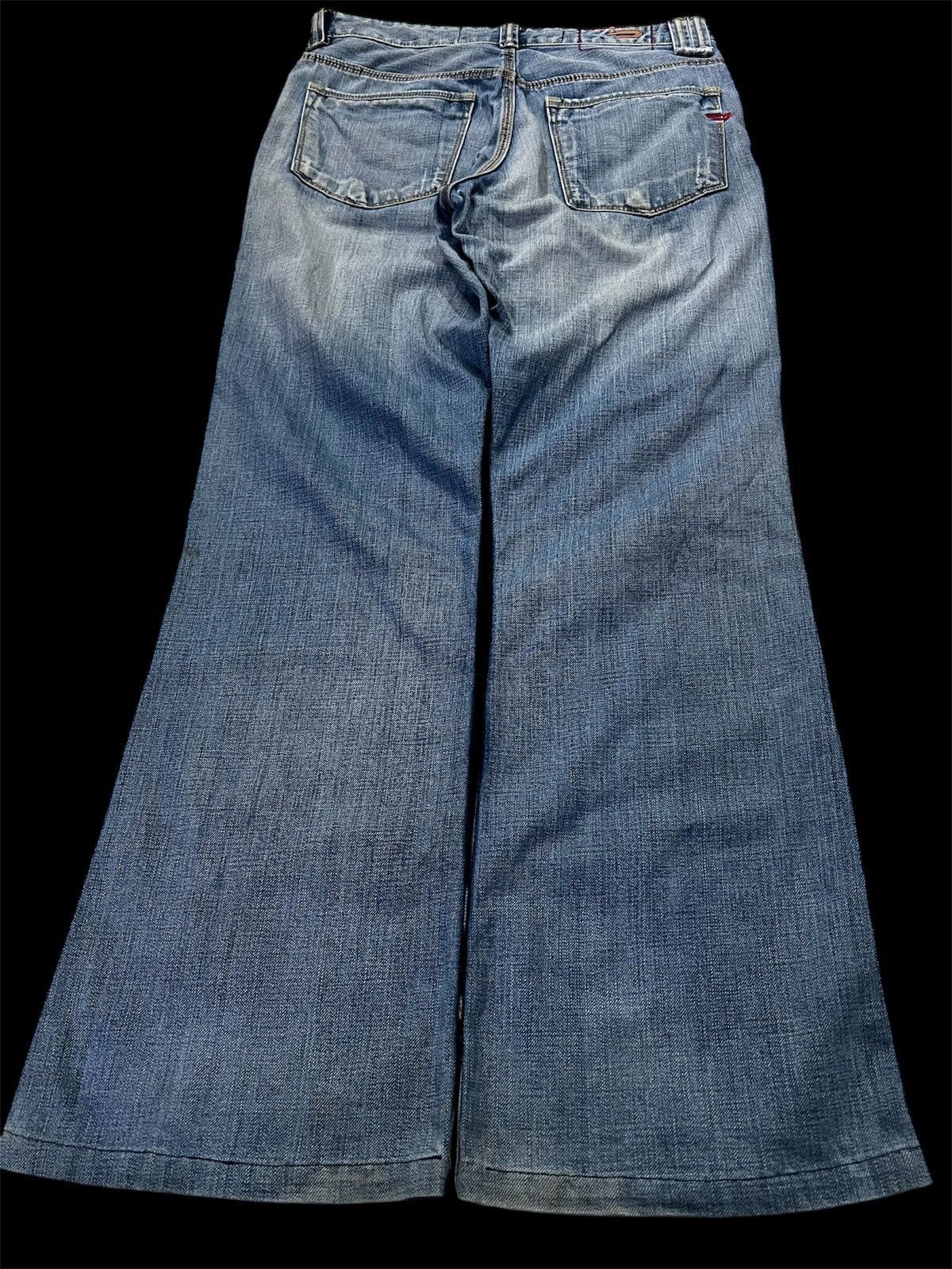 Diesel 💥FLARE💥DIESEL INDUSTRY WASHED FADED JEANS Size US 31 - 2 Thumbnail