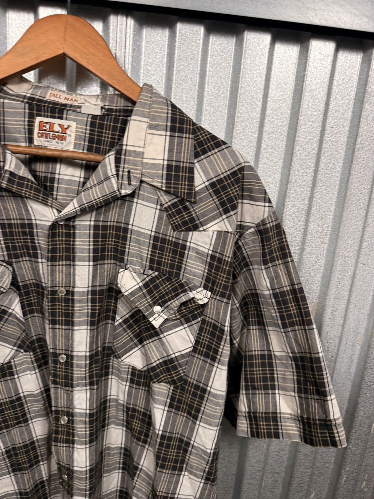 Other Vintage Ely Cattleman Tall Pearl Snap Western Button Up Size US XXL / EU 58 / 5 - 5 Thumbnail