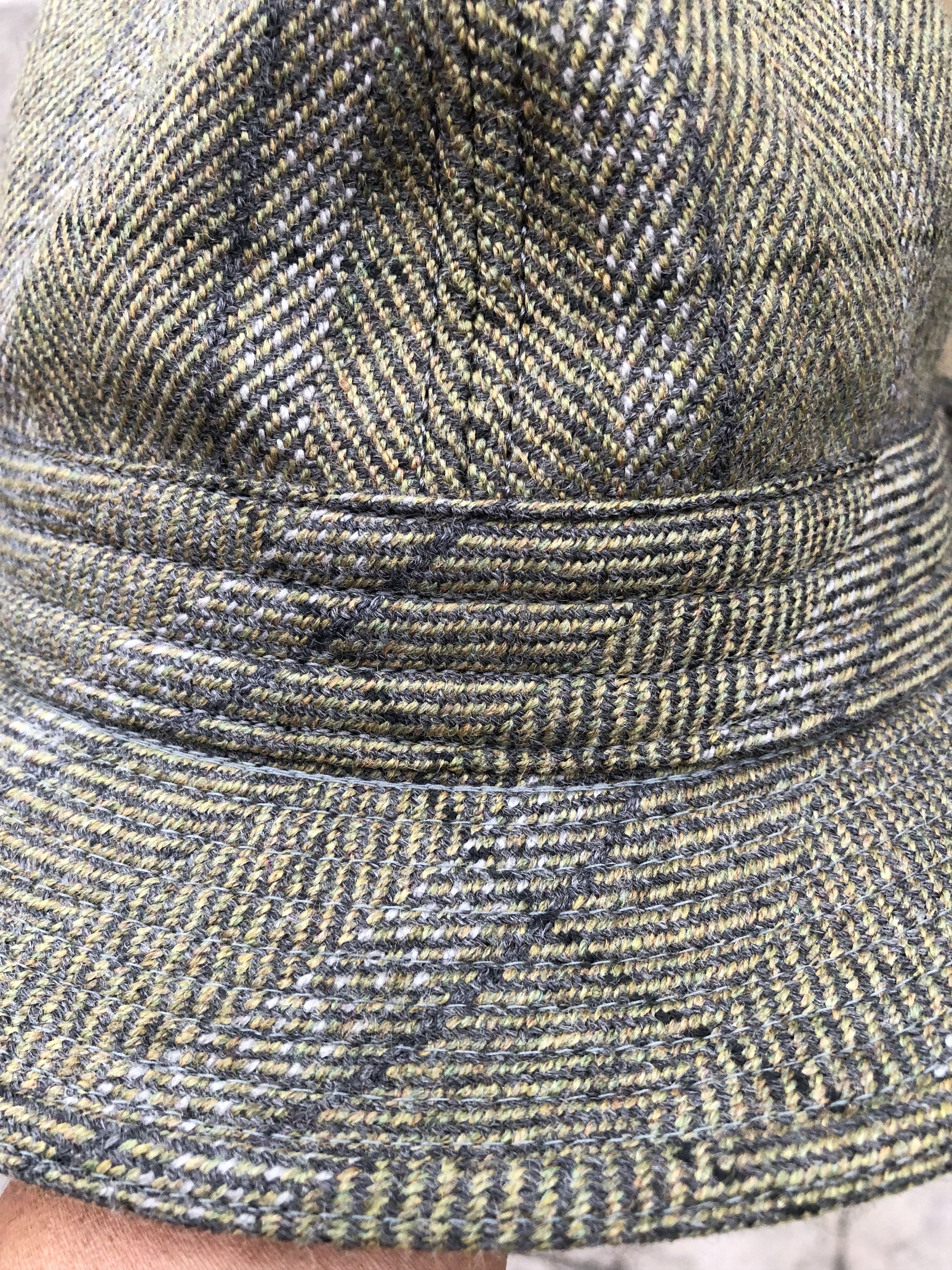 Designer Vintage Knox New York Wool Houndstooth Fedora Hat (Size L) Size ONE SIZE - 11 Thumbnail