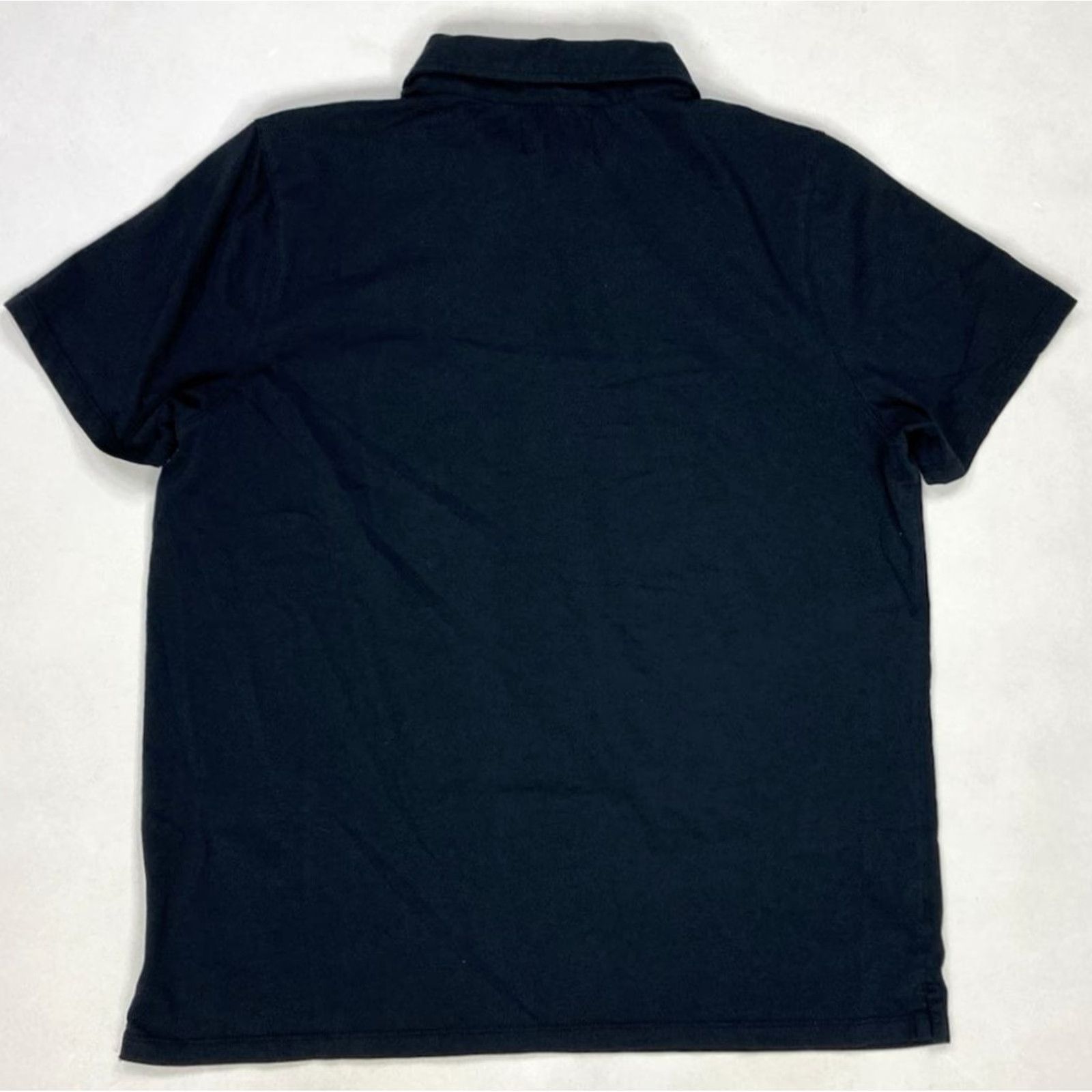 Vintage M Singer Polo Shirt Men Large Black Short Sleeve Pocket Shirt Size US L / EU 52-54 / 3 - 3 Thumbnail