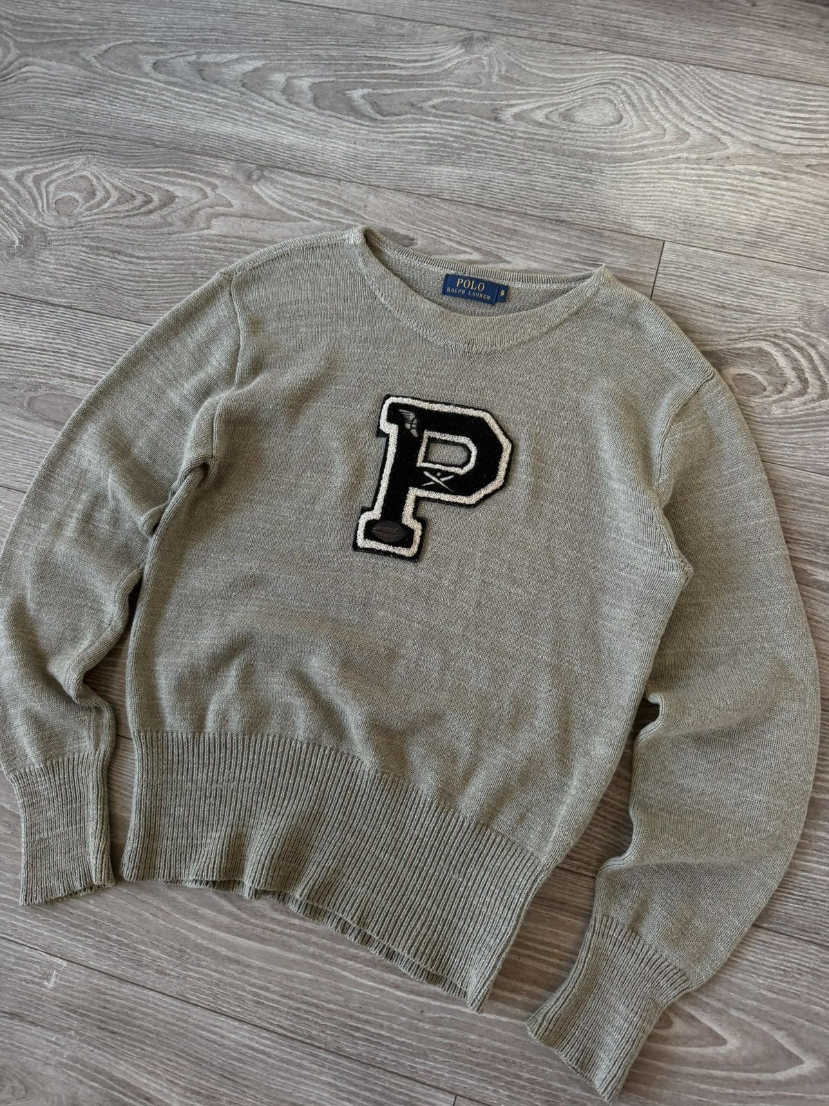 Polo Ralph Lauren Polo Ralph Lauren Grey Luxury Casual Knitted Sweater Size US S / EU 44-46 / 1 - 12 Thumbnail