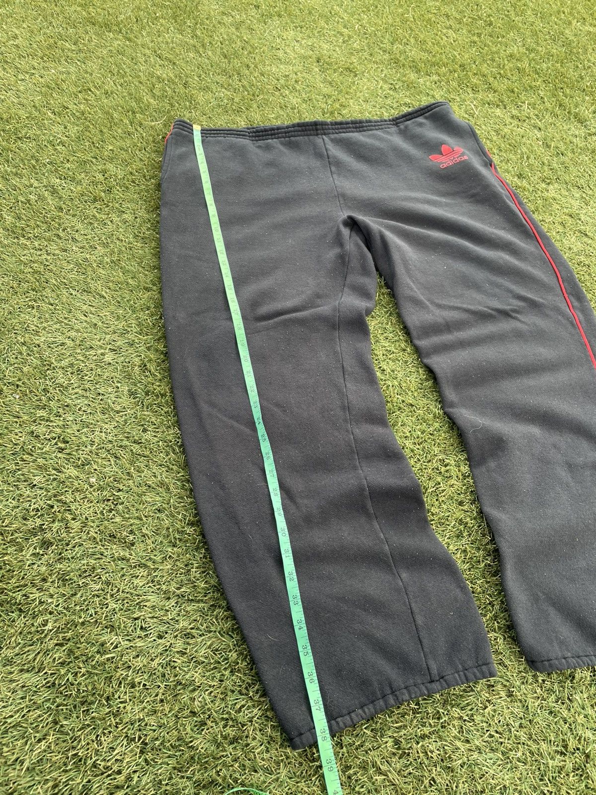 Adidas Vintage Adidas Pants Mens XL Black Drawstring Sweat Fleece Size US 30 / EU 46 - 4 Thumbnail