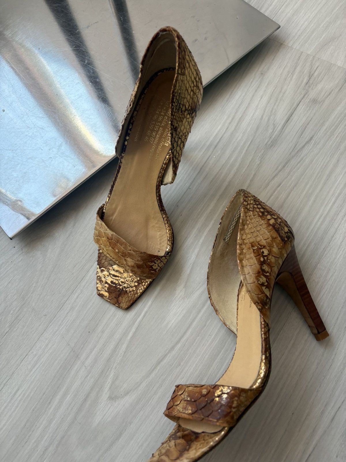 Pedro Garcia Pedro Garcia python snake heels Size US 6.5 / IT 36.5 - 9 Thumbnail