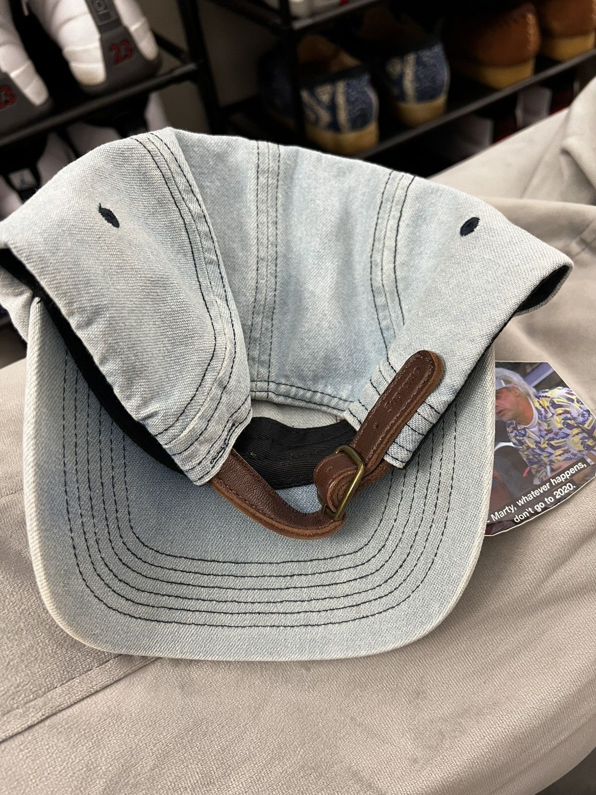 Supreme Supreme Blue Cap Size ONE SIZE - 2 Thumbnail