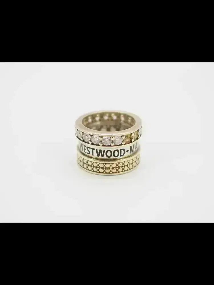 Vivienne Westwood Vivienne Westwood 925 silver zircon Kentish Ring-2507 Size ONE SIZE - 2 Thumbnail