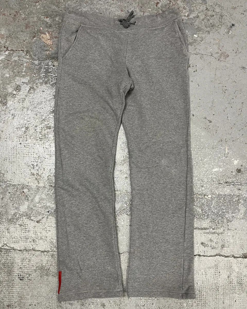 Prada 2000s Prada Linea Rossa Grey Cozy Suitpants Size US 32 / EU 48 - 1 Thumbnail