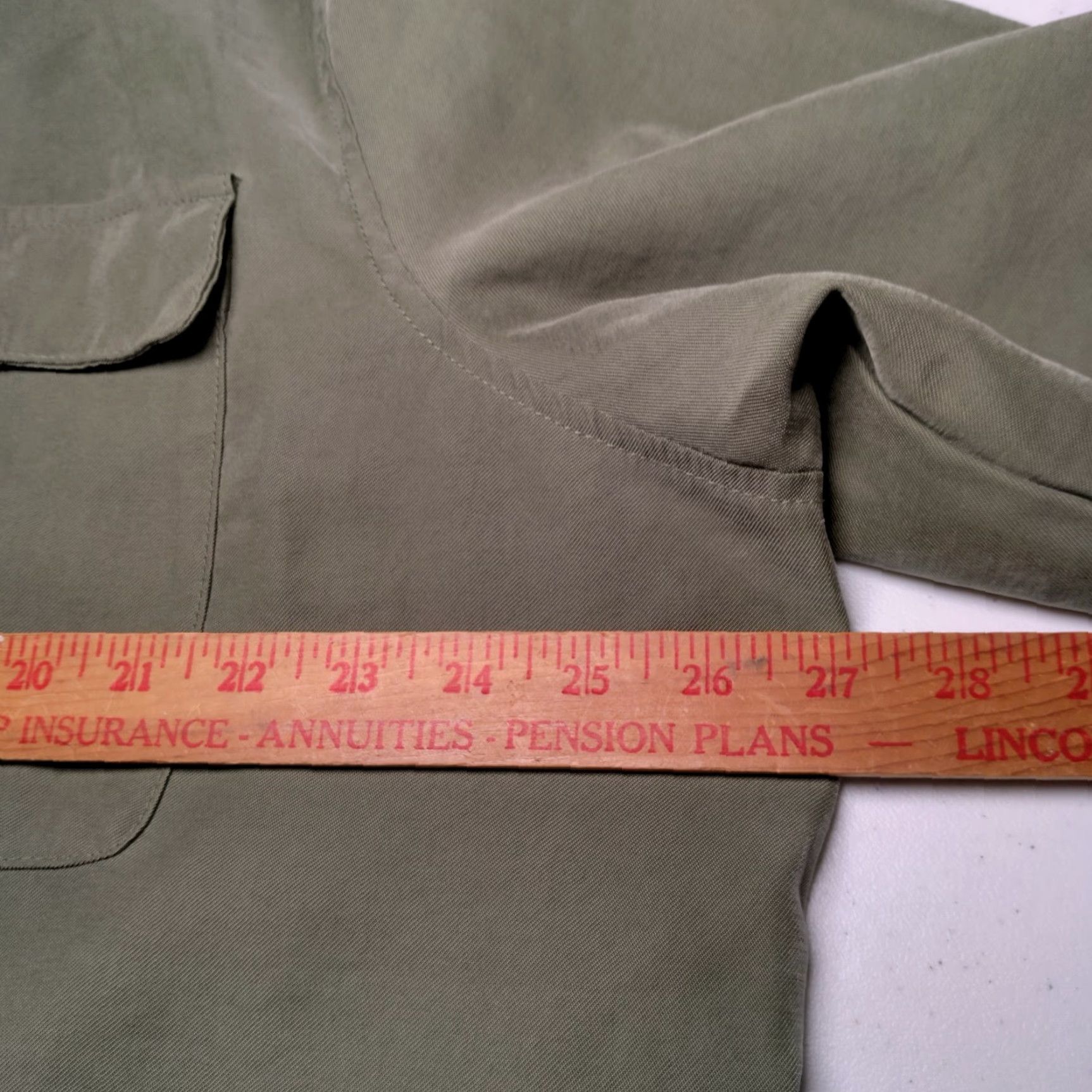 Old Navy Old Navy Womens Jacket Military Field Army Green XXL Snap Pockets Twill Utility Coat Short Sleeve Regular Fit Autumn Spring Winter Size XXL / US 16-18 / IT 52-54 - 7 Thumbnail