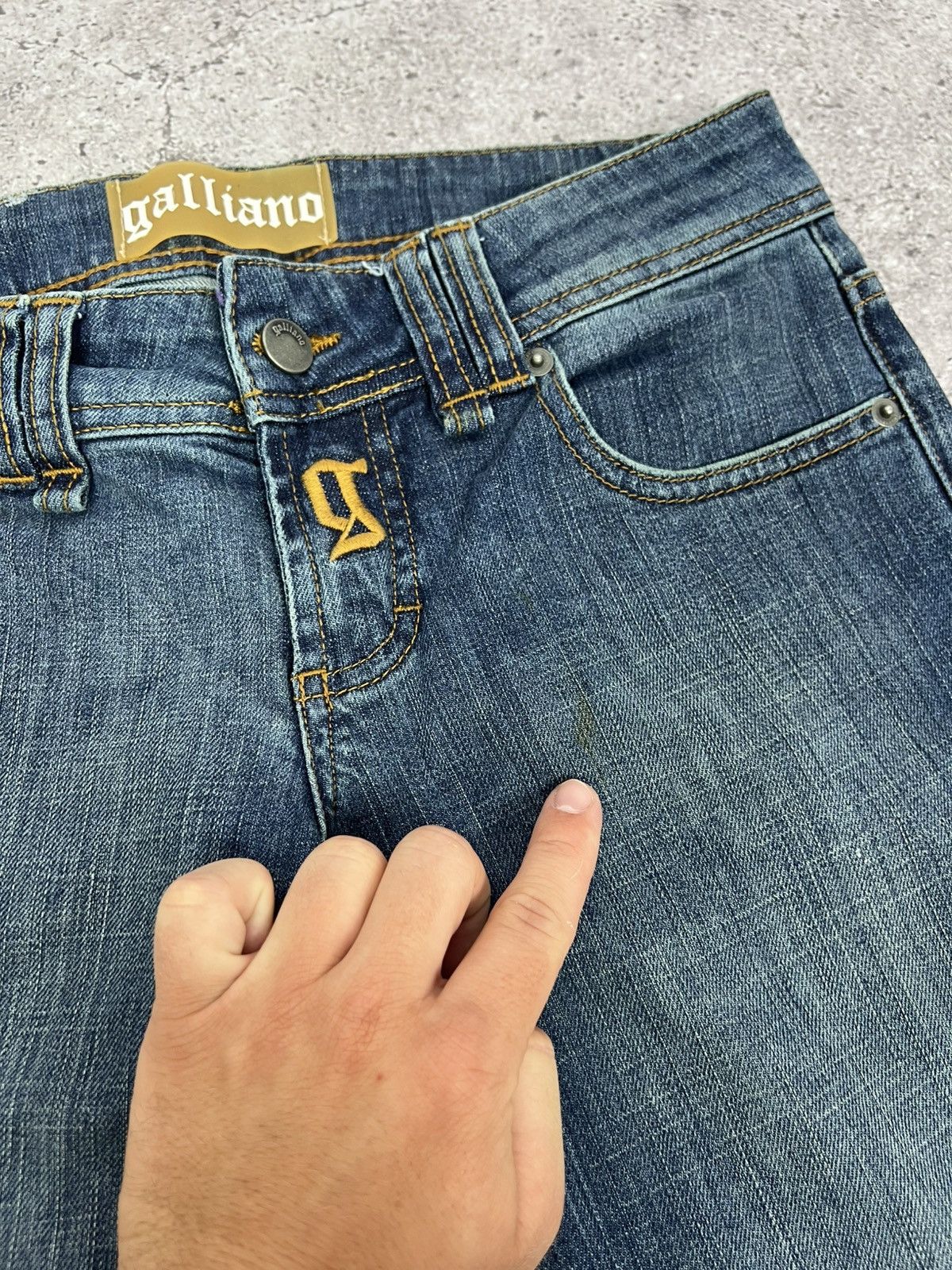 John Galliano John Galliano Women’s Jeans Denim Pants Size 28" / US 6 / IT 42 - 18 Thumbnail