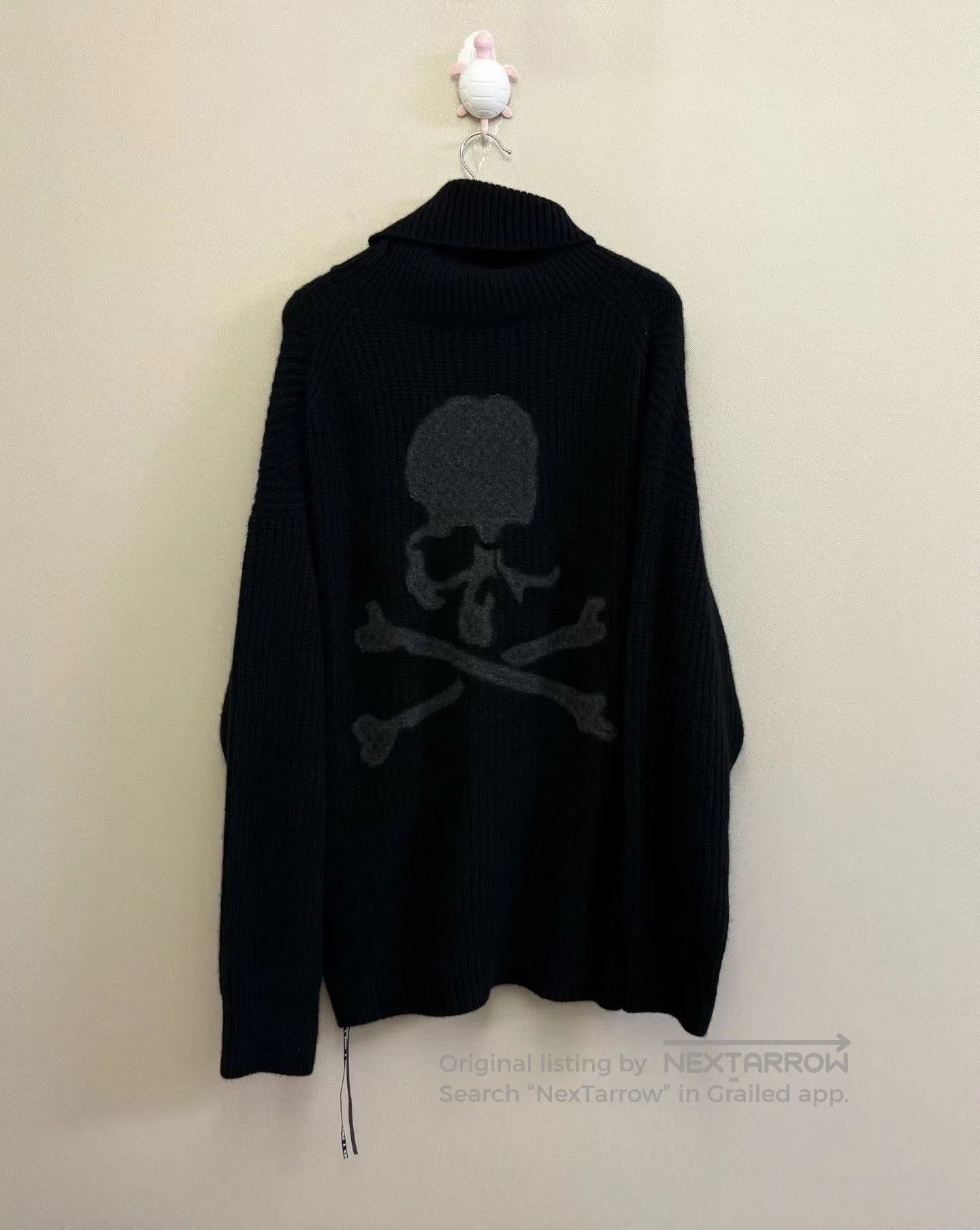 Mastermind World MASTERMIND WORLD Black Back Skull Knitwear| Size US S / EU 44-46 / 1 - 4 Thumbnail