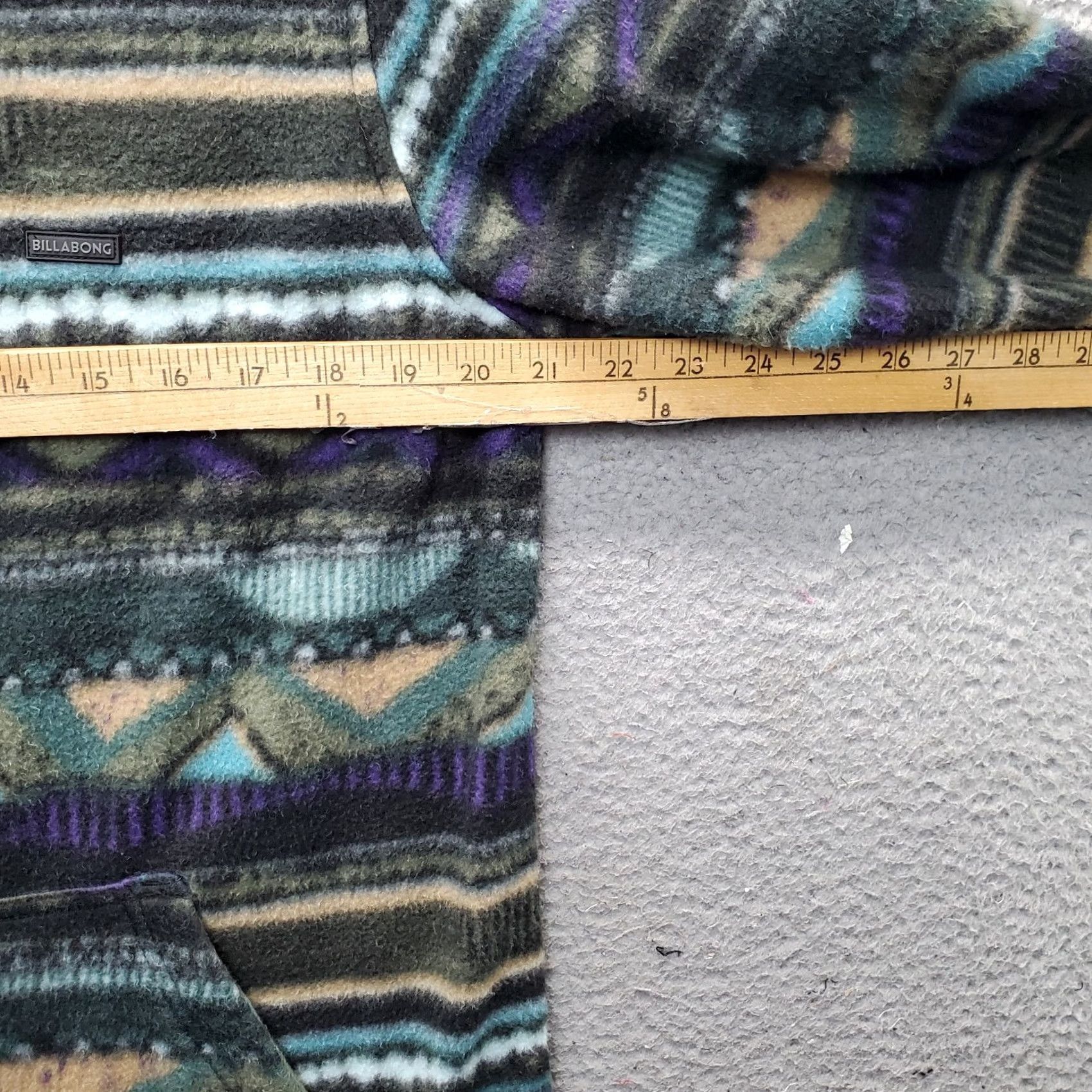 Billabong Billabong Furnace Anorak Pullover Hoodie Mens M Multicolor Aztec Southwestern Long Sleeve Hooded Fleece Pocket(s) Regular Shirt Mens Size M Size US M / EU 48-50 / 2 - 3 Thumbnail
