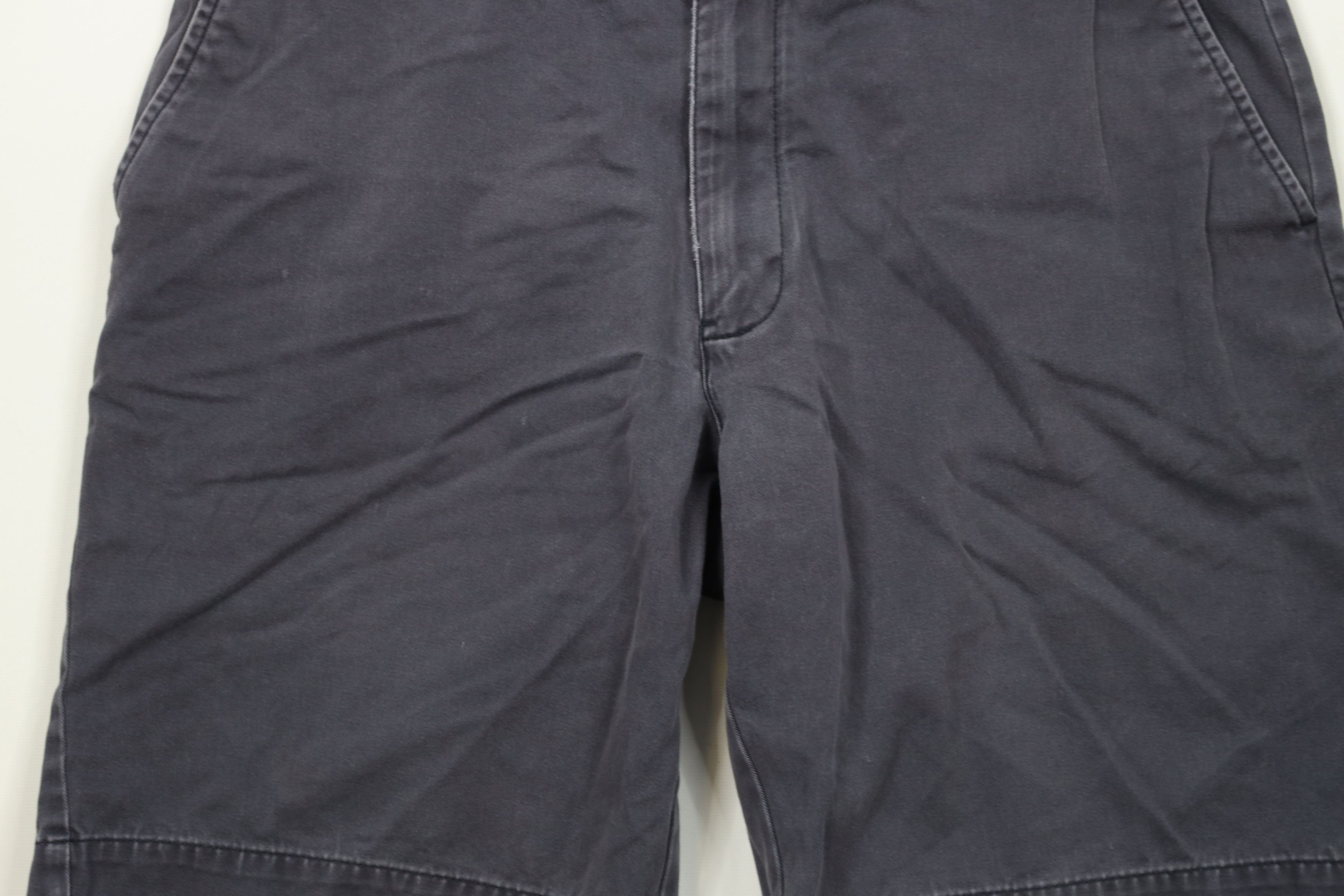 Ralph Lauren × Vintage Vintage 90s Ralph Lauren Spell Above Knee Chino Shorts Blue Size US 32 / EU 48 - 3 Thumbnail