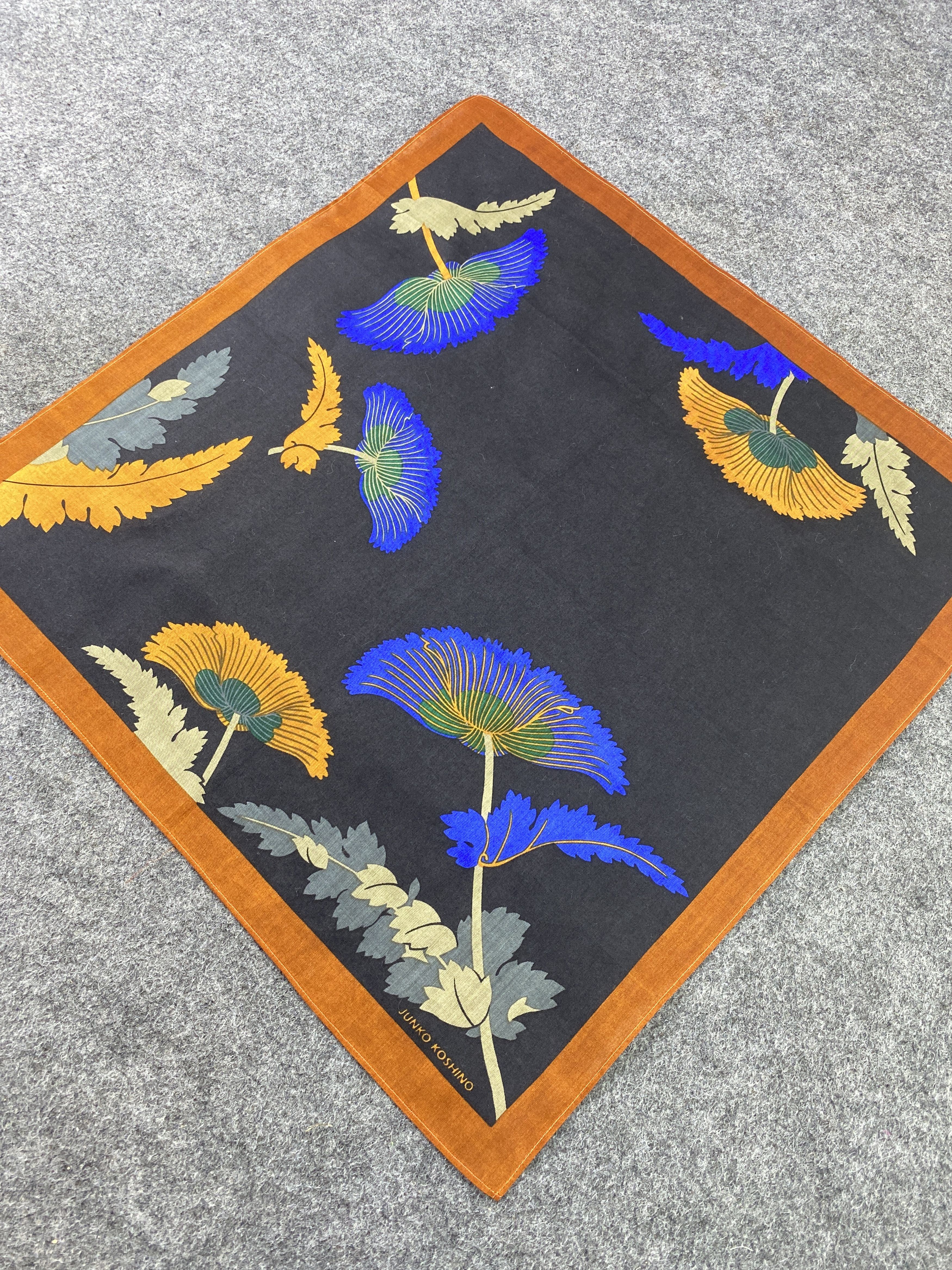 Japanese Brand Junko Koshino Handkerchief / Bandana / Neckerchief-B364 Size ONE SIZE - 4 Thumbnail