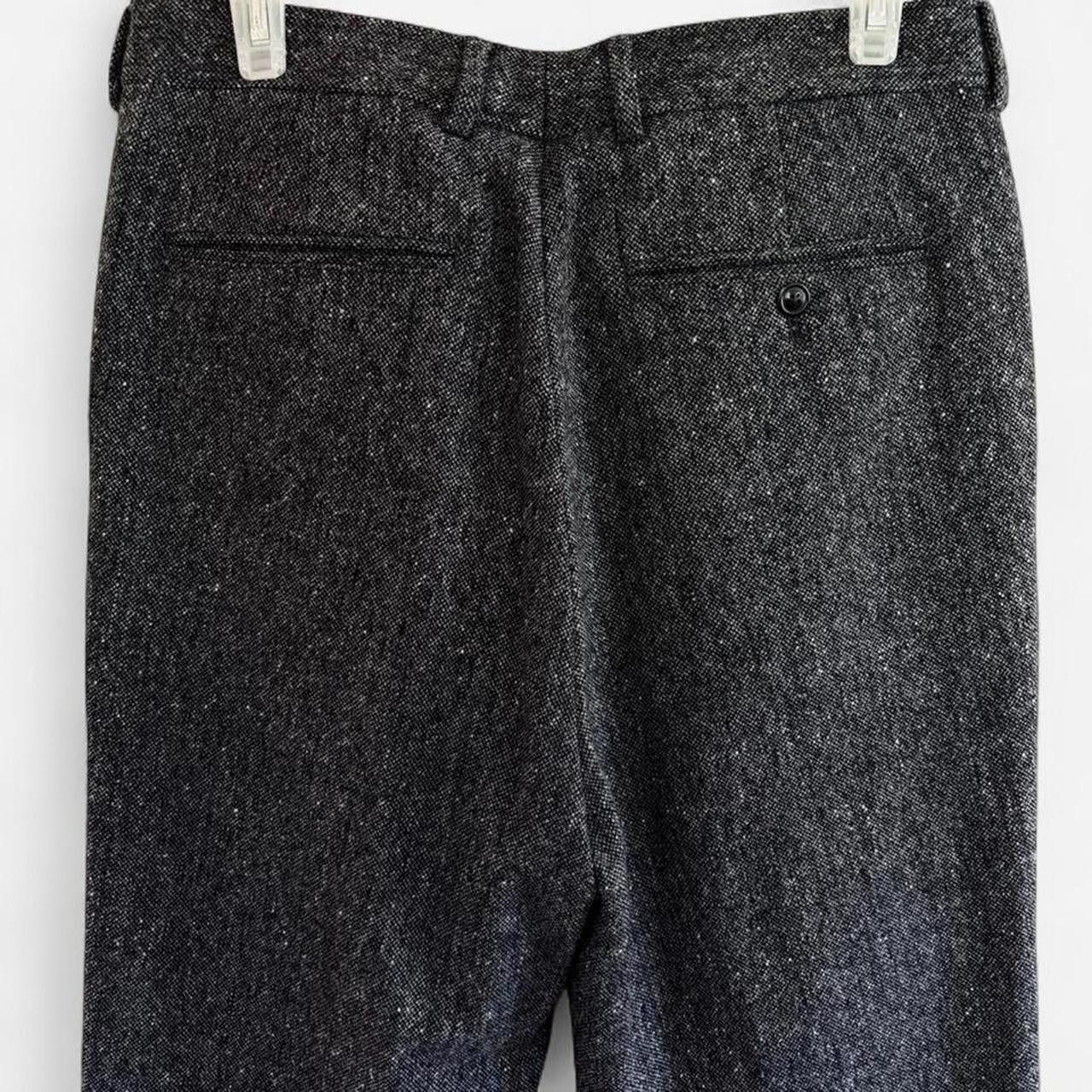Todd Snyder Todd Snyder Charcoal Italian Donegal Tweed Trouser 31 Wool Size US 31 - 3 Thumbnail