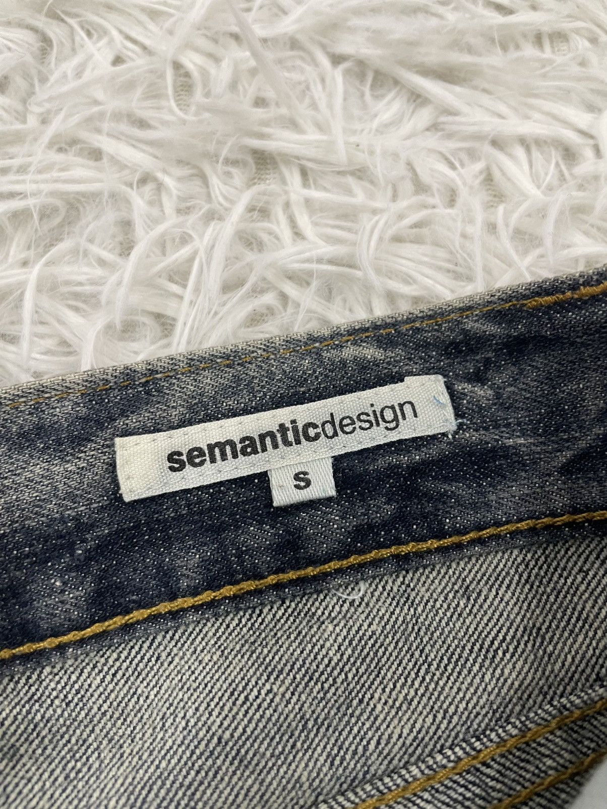 semanticdesign Distress Design Wreck Line Semanticdesign Flair Jeans Pant Size 29" - 13 Thumbnail
