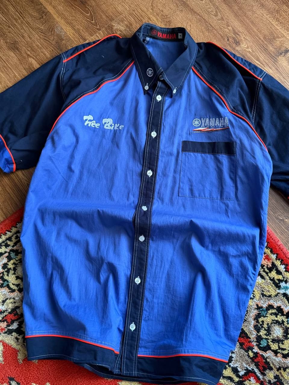 Yamaha Vintage 00's Yamaha Free Bike T-Shirt Y2K Size US S / EU 44-46 / 1 - 8 Thumbnail