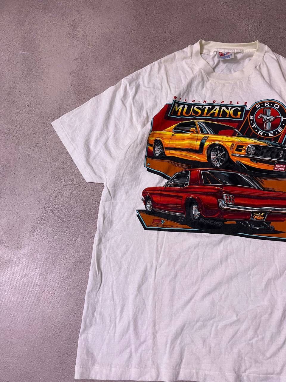 Formula 1 × Mustang Mustang 90s Hanes vintage rugby t shirt jersey Size US XL / EU 56 / 4 - 3 Thumbnail