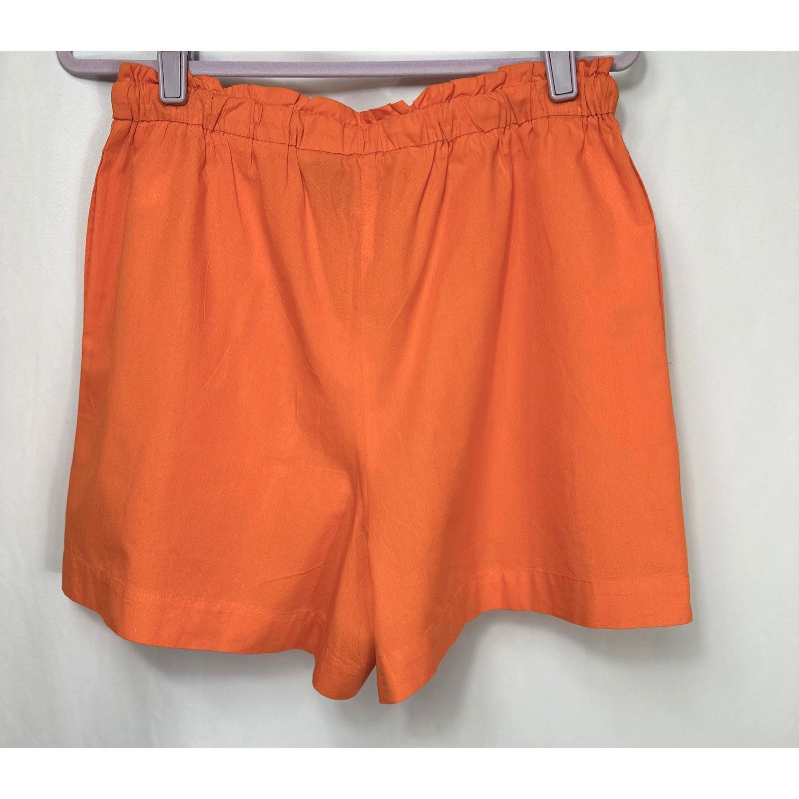 PIOMBO Piombo Drawstring Cotton Shorts with Pockets Orange size L Size 32" / US 10 / IT 46 - 12 Thumbnail
