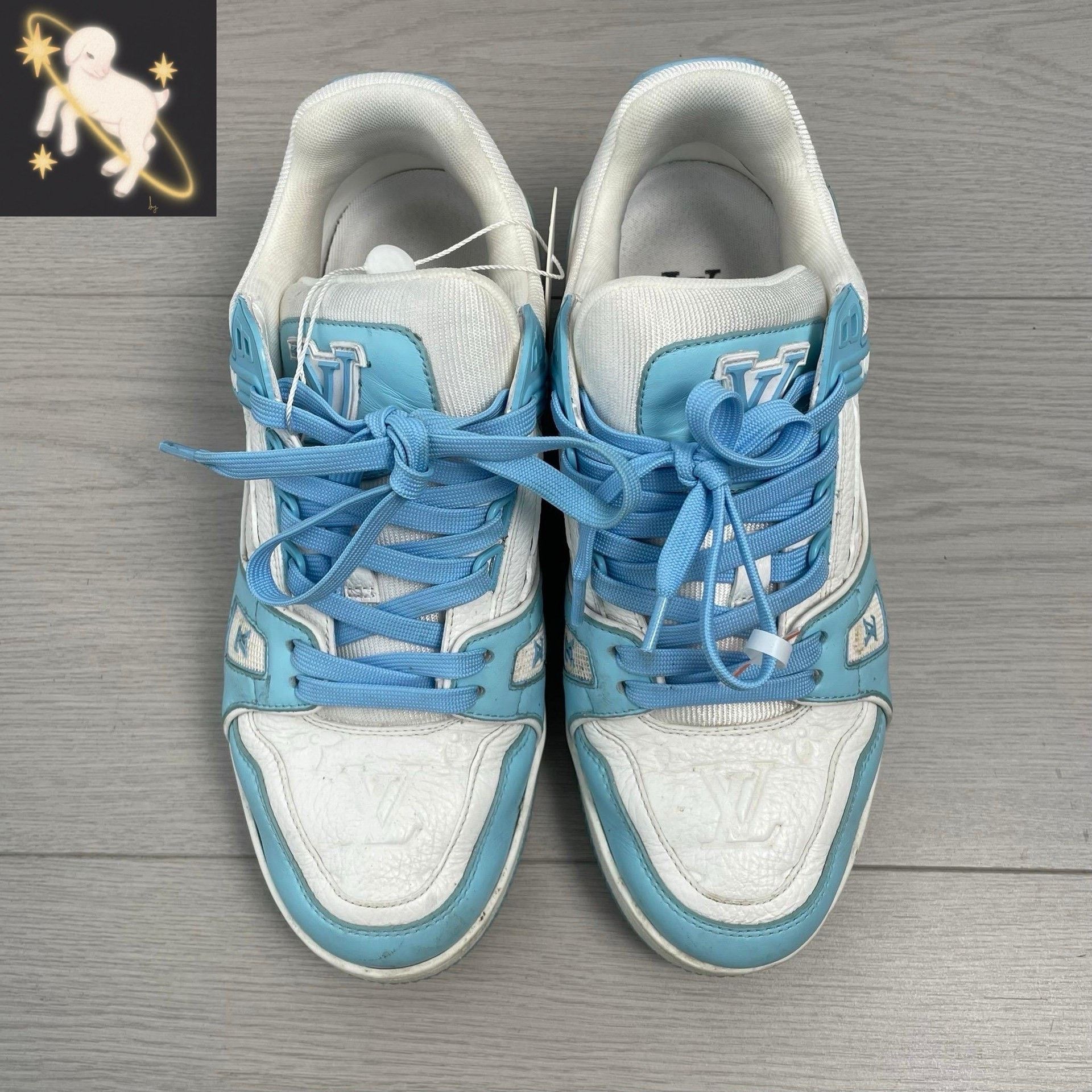 Louis Vuitton Louis Vuitton Blue Lowtop Sneakers 39 Men Size US 6.5 / EU 39-40 - 1 Thumbnail
