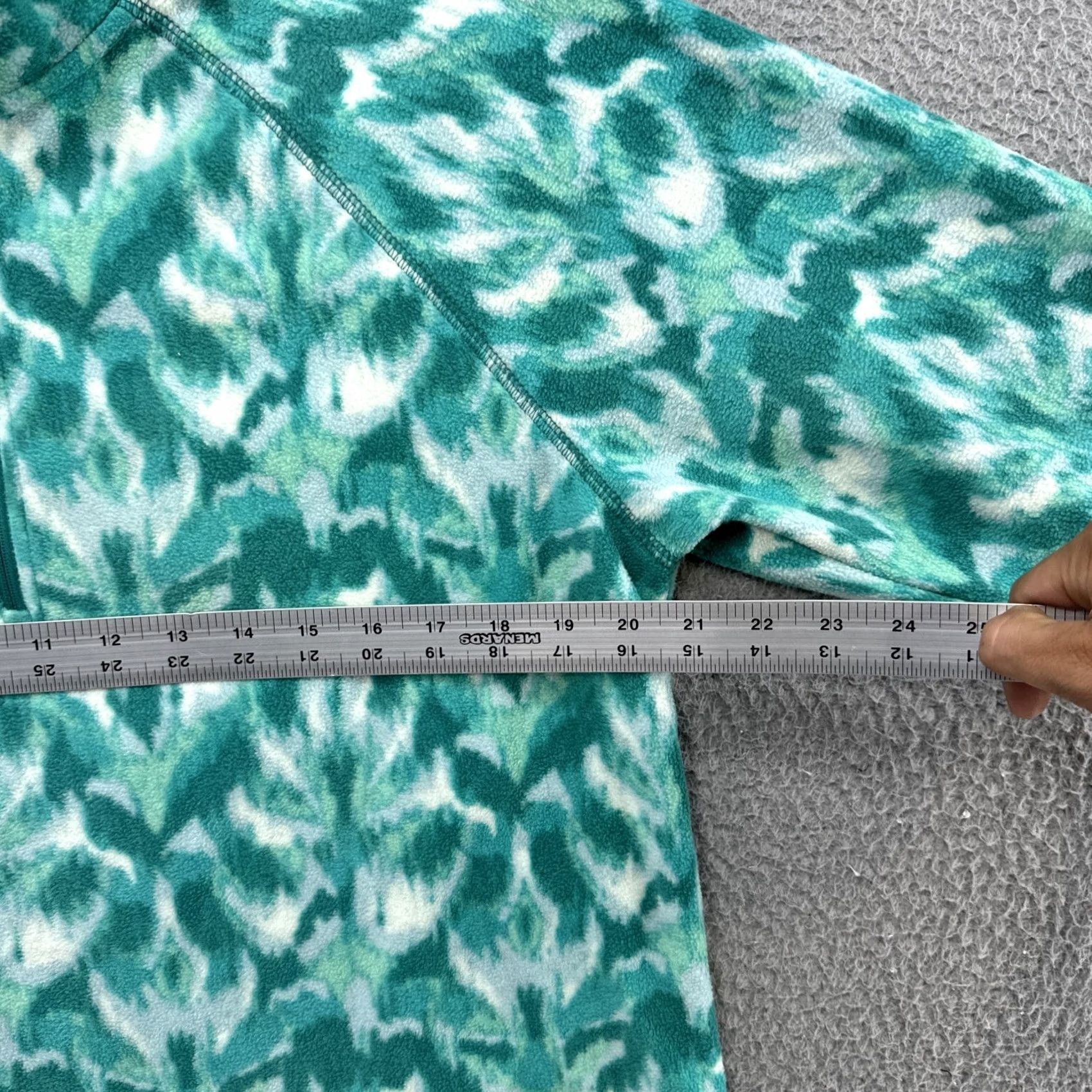 Eddie Bauer Eddie Bauer Women’s 1/4 Zip Fleece Lightweight Jacket Long Sleeve Size Large Camouflage Multicolor Pullover Jacket Womens Size L / US 10 / IT 46 - 4 Thumbnail