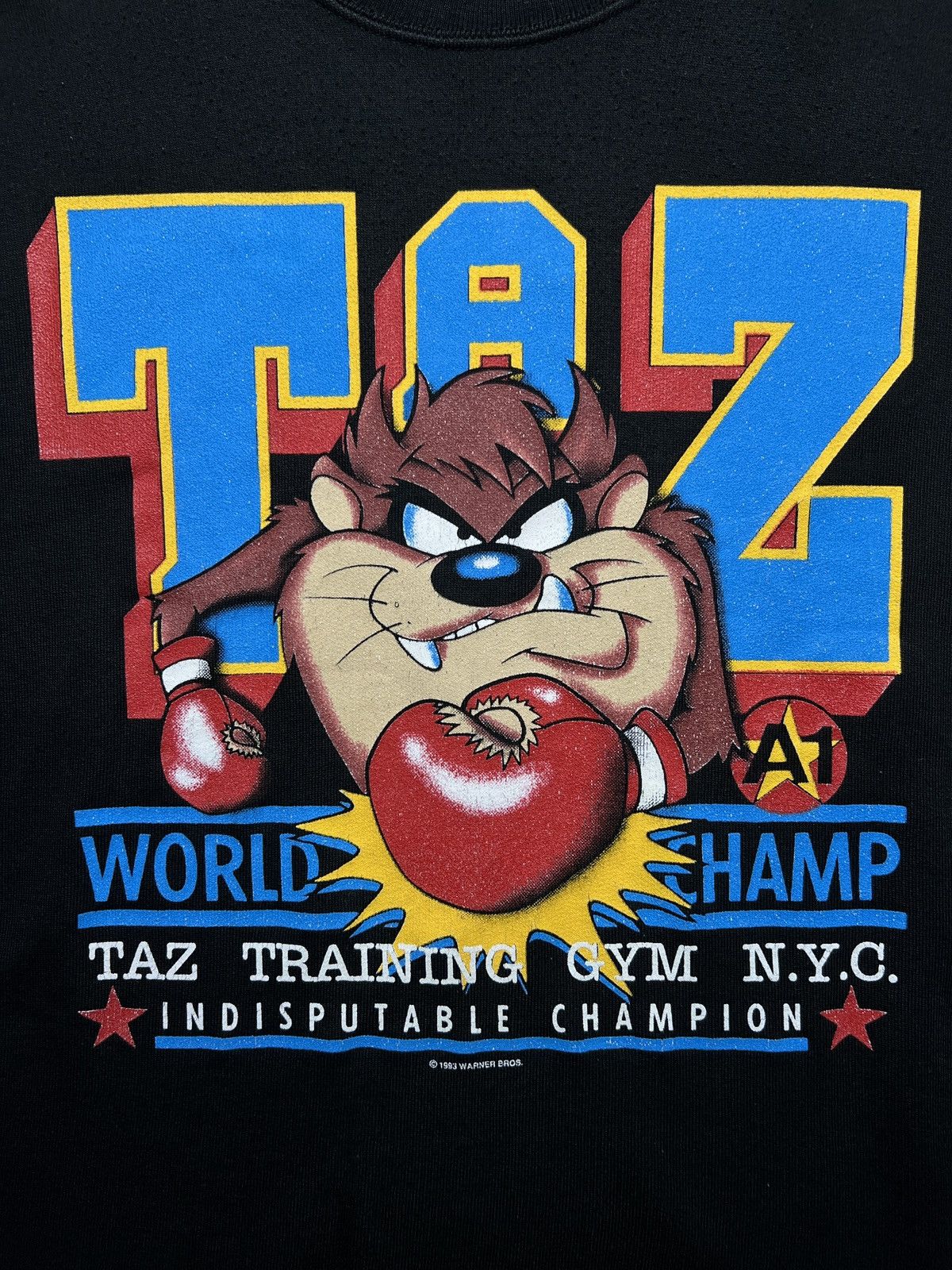 Warner Bros Vintage 1993 Warner Bros Tazmanian Devil Crewneck y2k USA Size US M / EU 48-50 / 2 - 5 Thumbnail