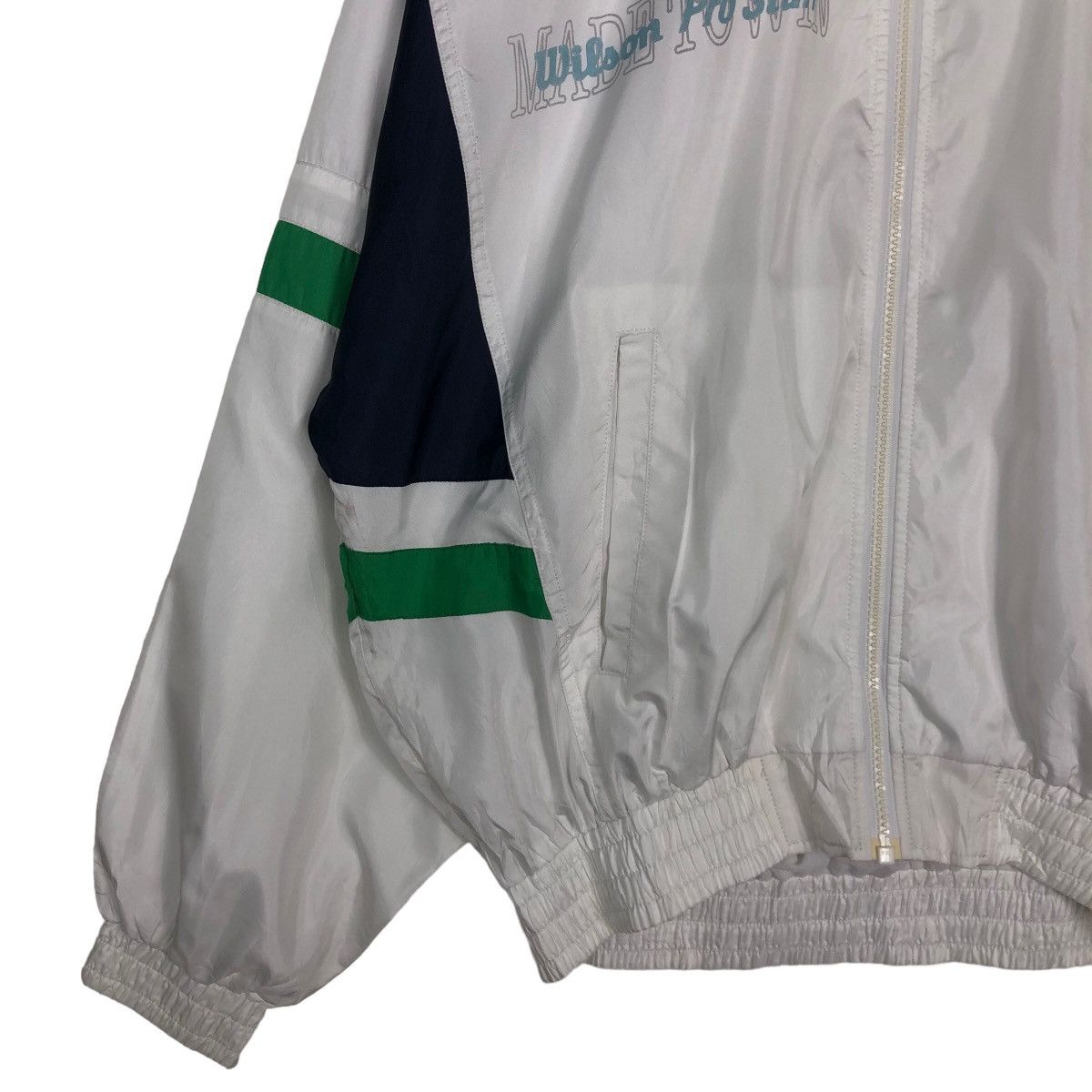 Japanese Brand 🔥Vintage Bomber Jacket Wilson Pro Player Rare Design Size US M / EU 48-50 / 2 - 4 Thumbnail
