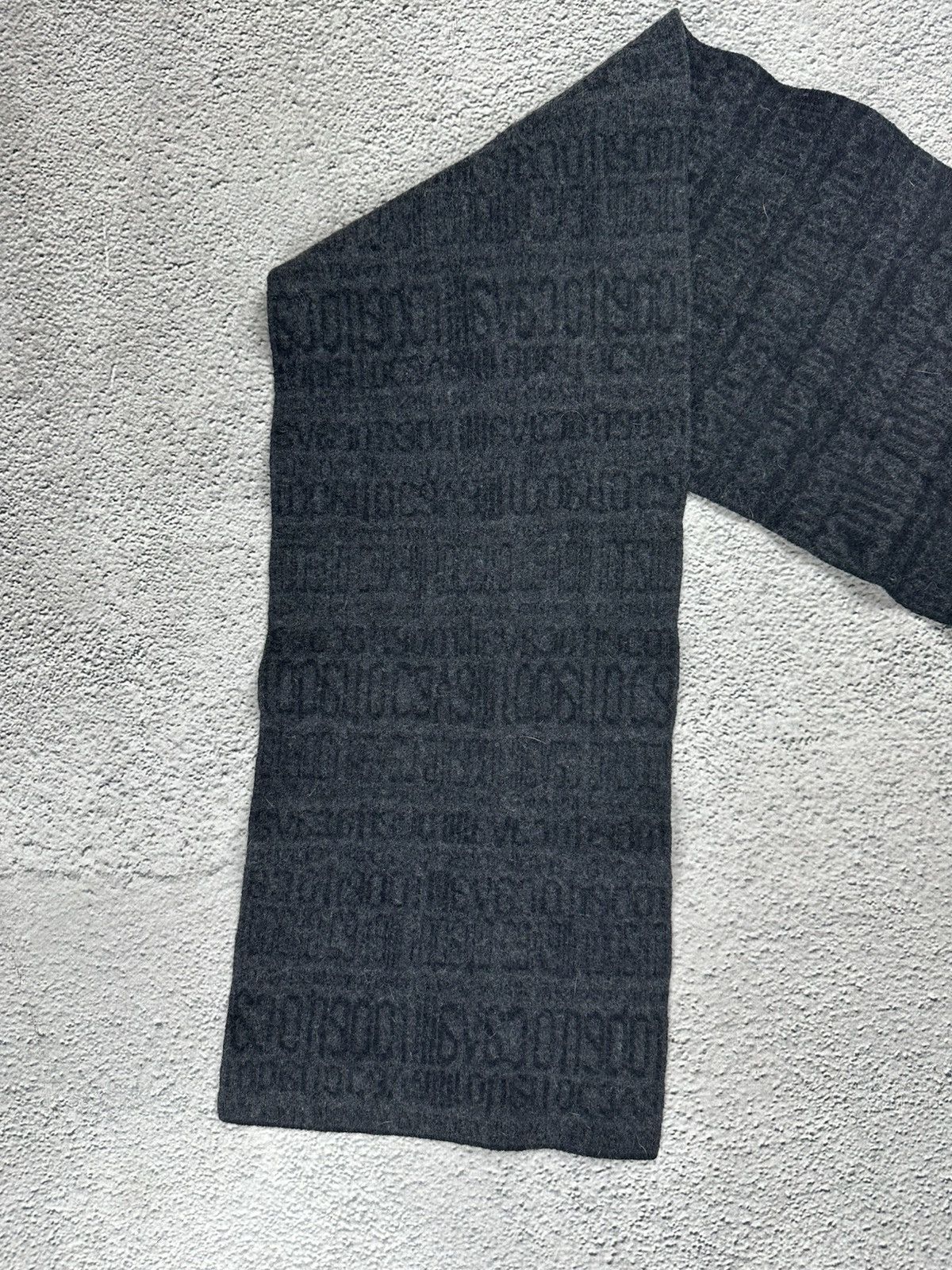 Roberto Cavalli Vintage Roberto Cavalli Monogram Wool Scarf Y2K Old Money Size ONE SIZE - 8 Thumbnail