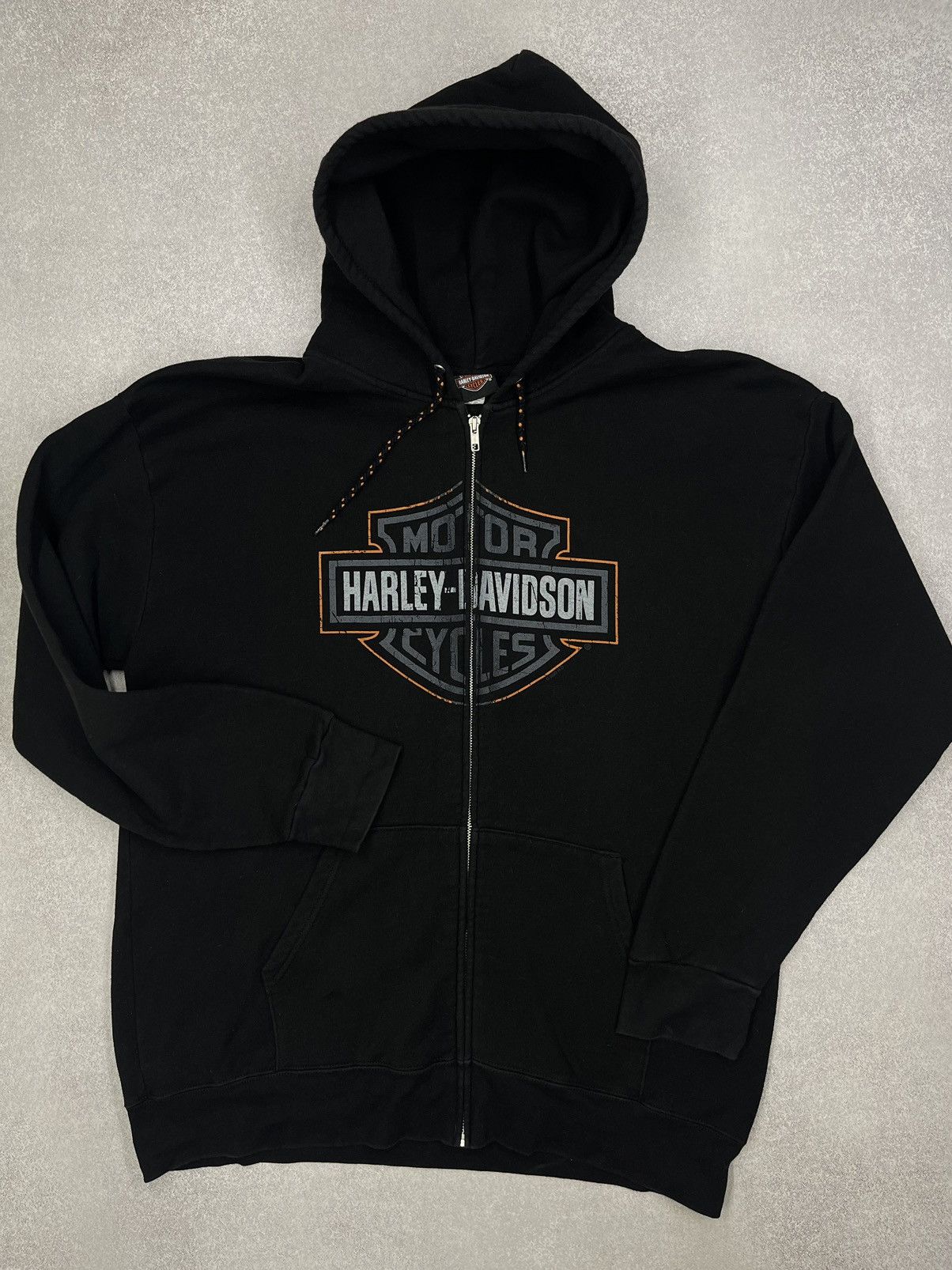 Harley Davidson Harley Davidson Berkshire England Black Zip Hoodie Size US XXL / EU 58 / 5 - 6 Thumbnail