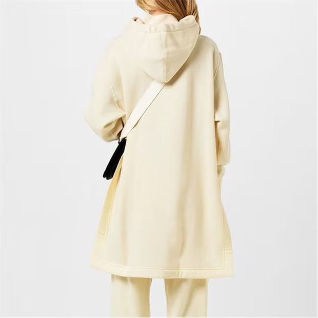 Jil Sander o1g2r1mq1024 Long Hoodie in Light Beige Size XS / US 0-2 / IT 36-38 - 5 Thumbnail