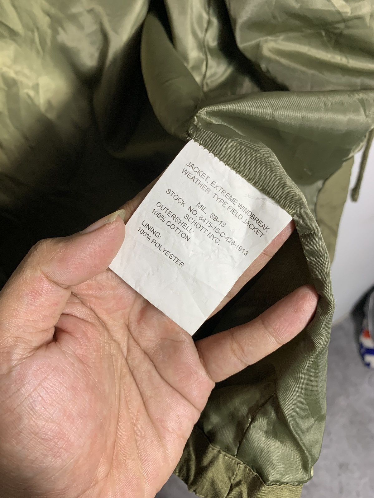 Schott × Vintage Schott M65 x Cuento Military Jacket 🧥 Size US L / EU 52-54 / 3 - 7 Thumbnail