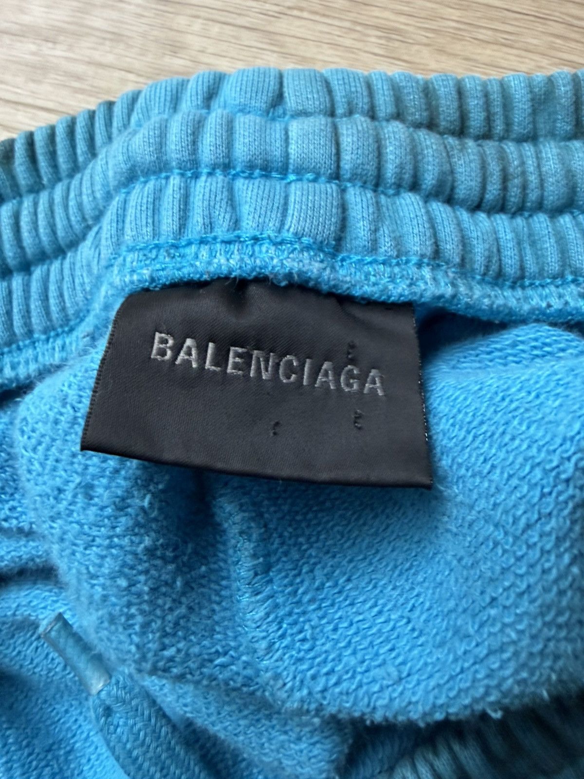 Balenciaga Balenciaga SS23 Blue Skater Graffiti Sweatpants Sz.L Size US 34 / EU 50 - 4 Thumbnail
