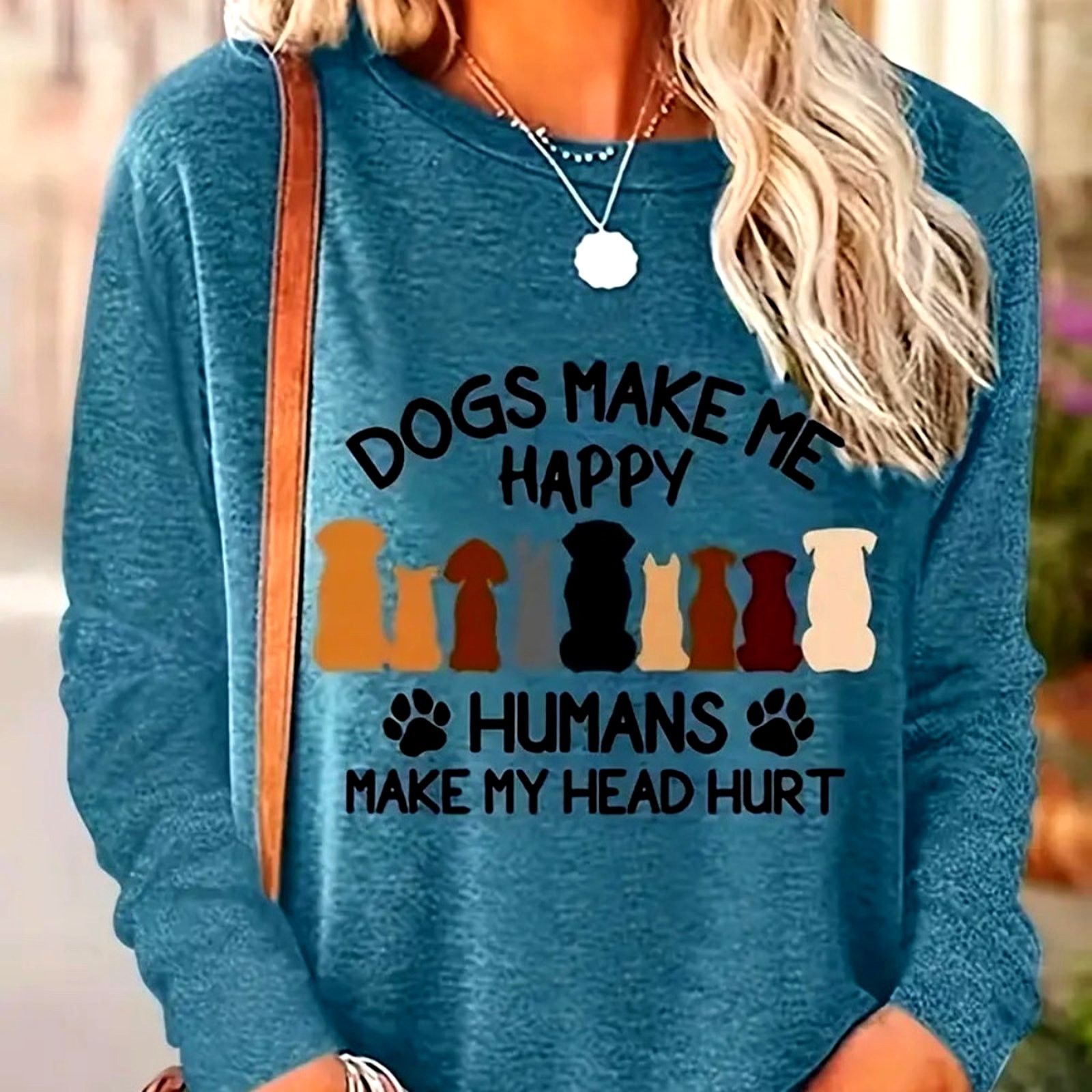 Other Dogs Make Me Happy Print T-Shirt Malachite Green L (8/10) Size L / US 10 / IT 46 - 2 Thumbnail
