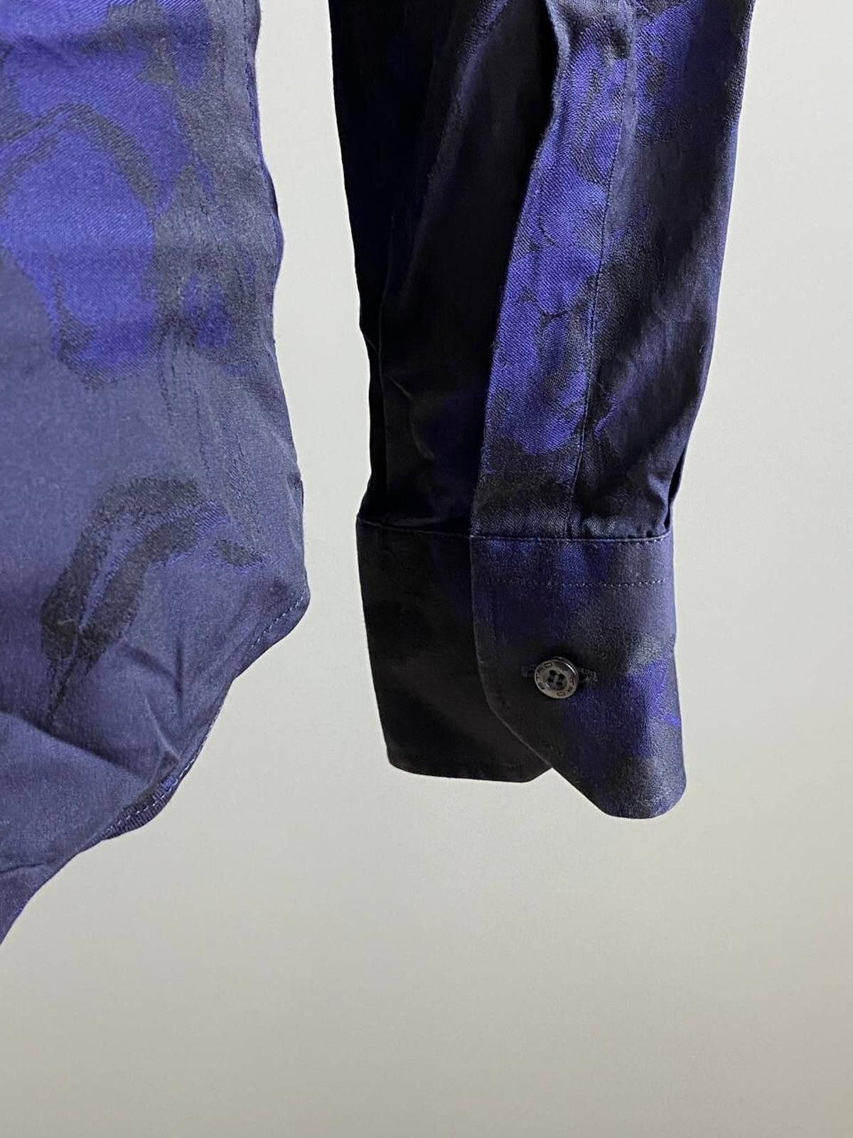 Etro Etro Milano Blue Floral Print Button Down Shirt Size 39 Size US M / EU 48-50 / 2 - 11 Thumbnail